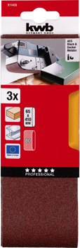 911408-300 Kwb Schleifband 65 x 410 mm, Korn 80