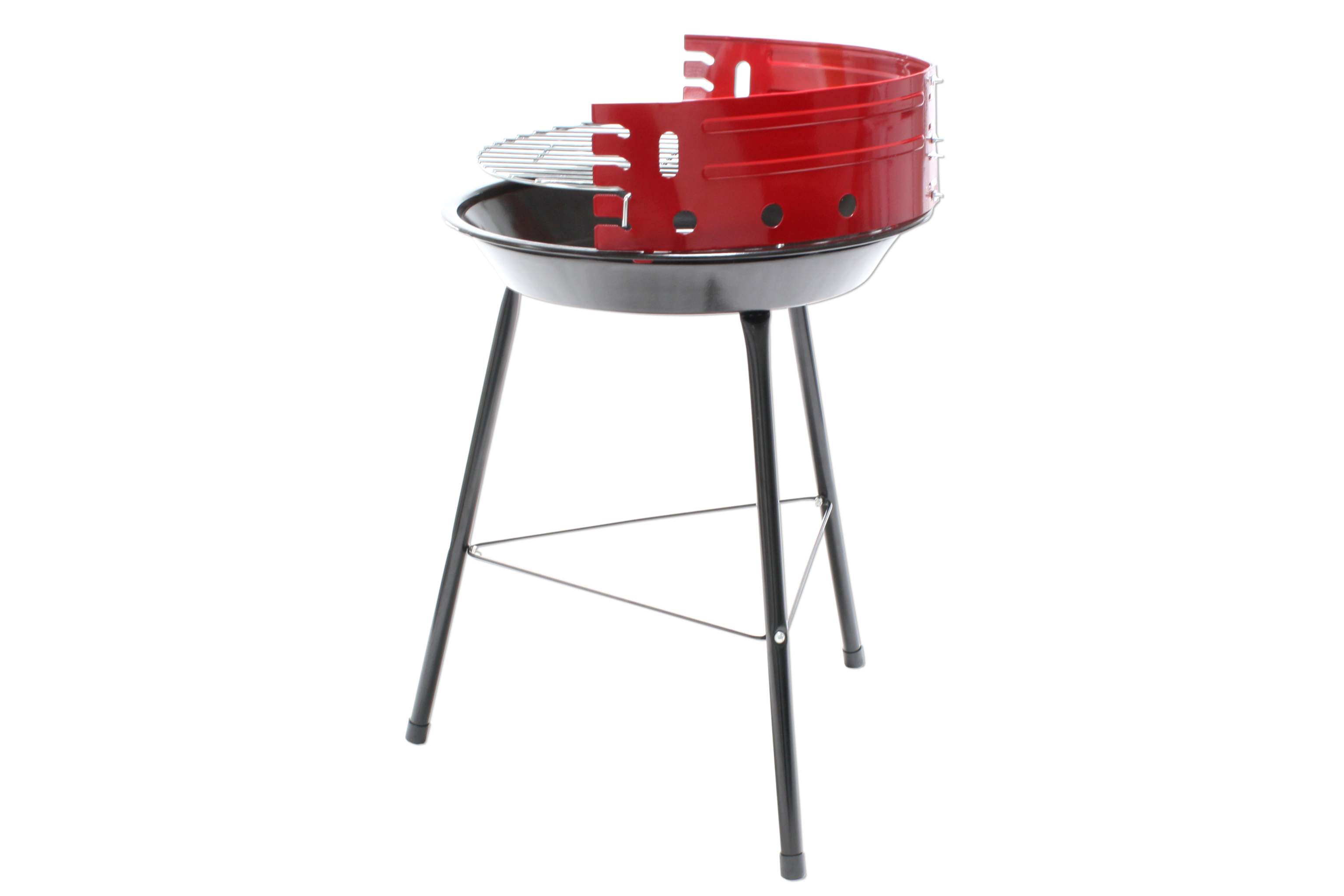 Dreibein Grill Festival Kynast Exklusiv, schwarz-rot