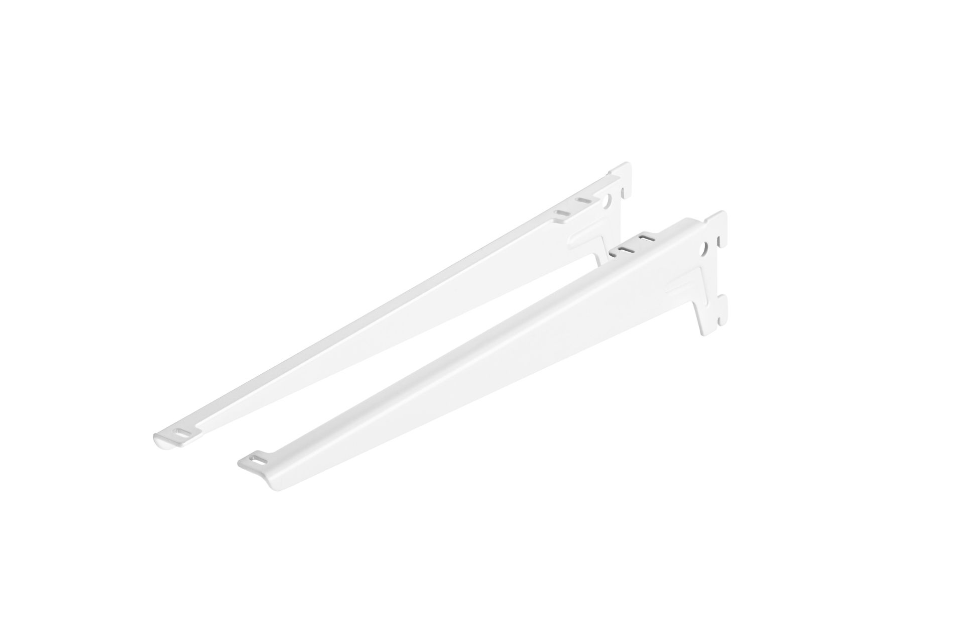 Dolle PrimeSlot 1-Reihig Winkelträger 1 Paar, weiß, 380 mm