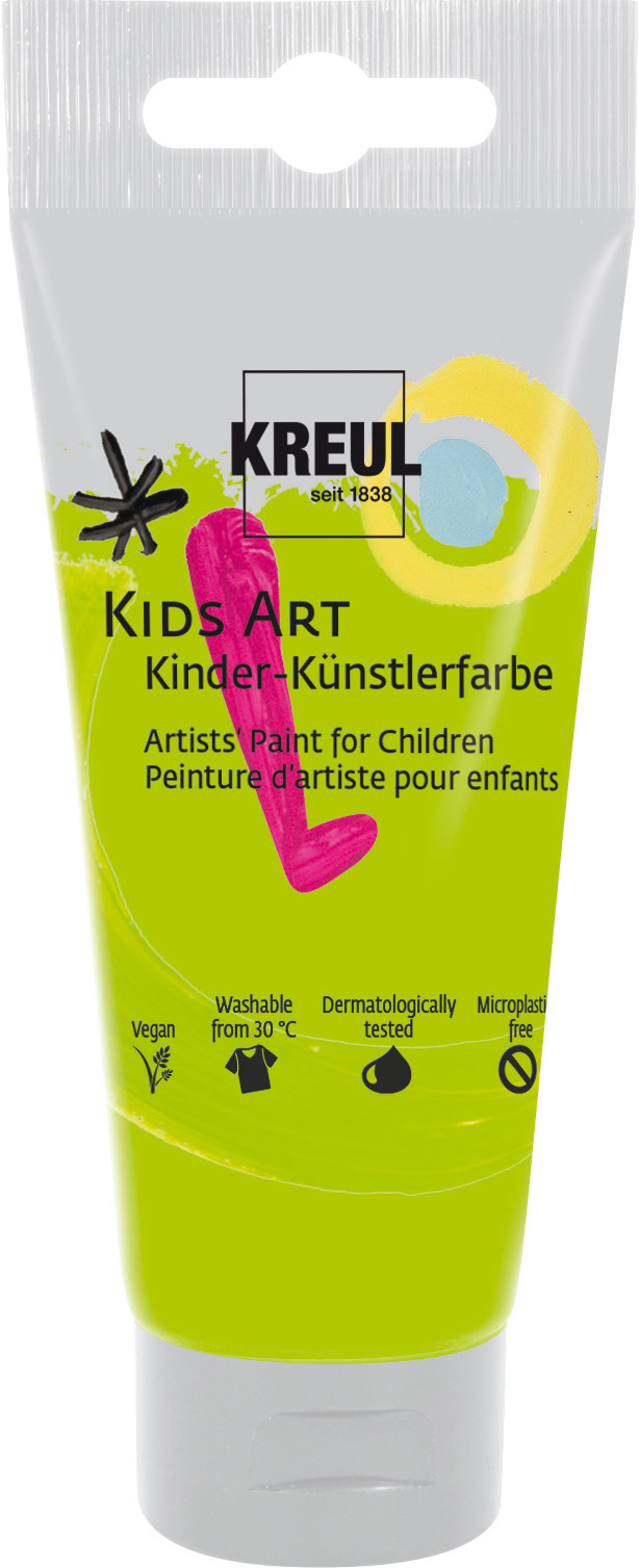 Kreul Kids Art Kinder-Künstlerfarbe Gelbgrün, 75 ml Kreul Kids Art Kinder-Künstlerfarbe Gelbgrün, 75 ml