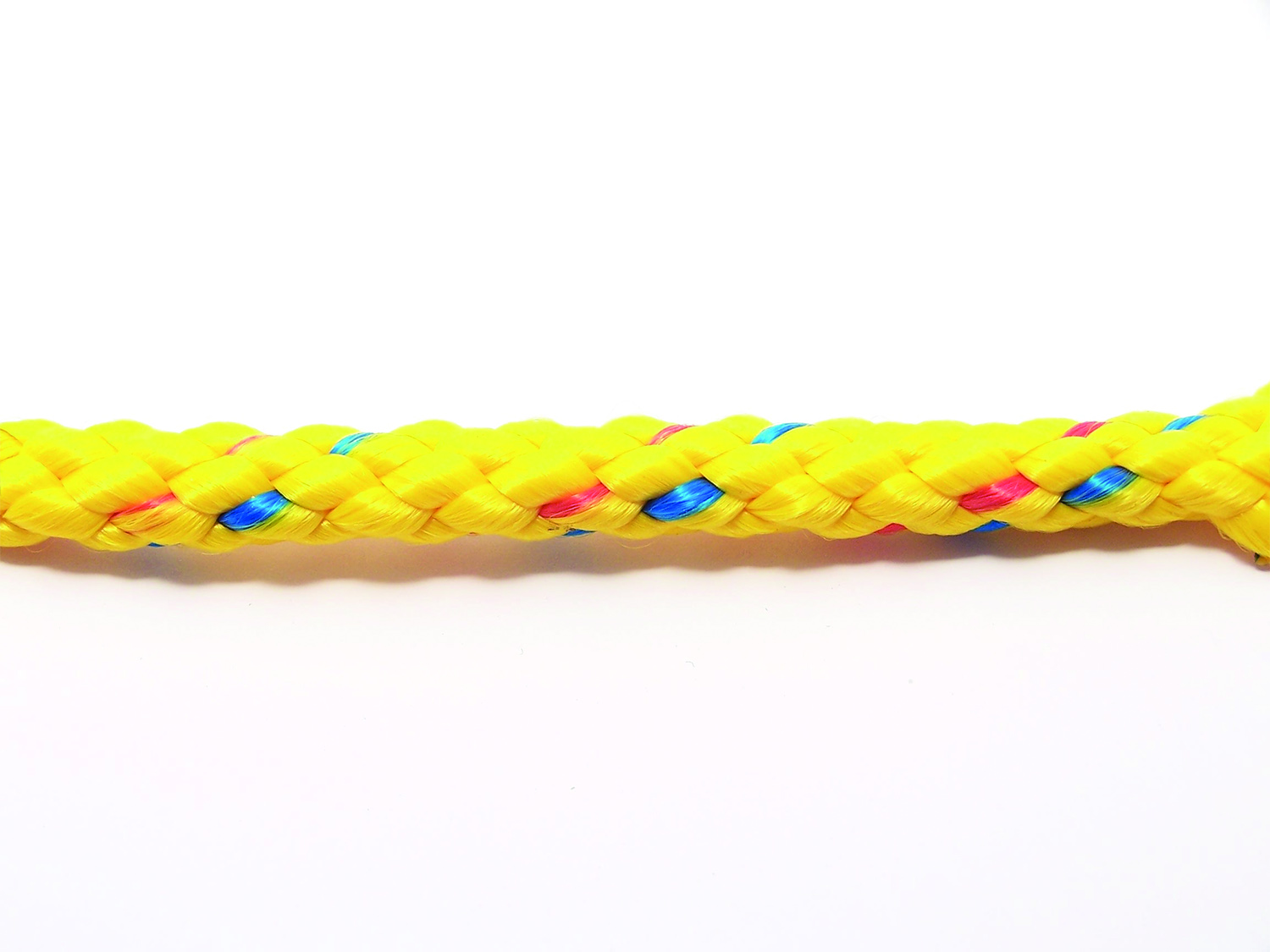 1200500189 Pösamo Textil-Seil, gelb-rot-blau