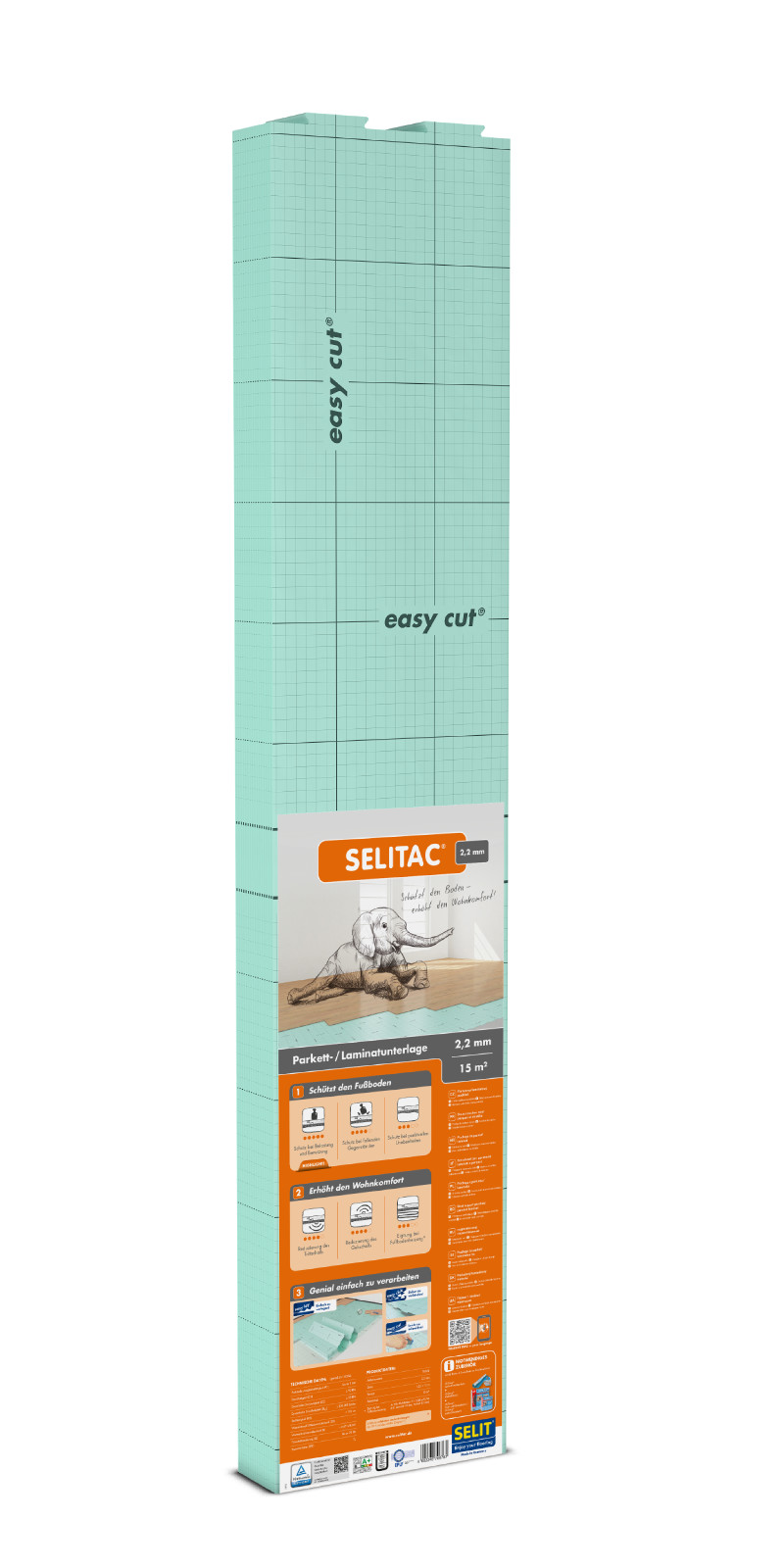 70676_SELITAC_22mm_1911_RGB_96dpi Selit Trittschalldämmung Selitac 2,2 mm