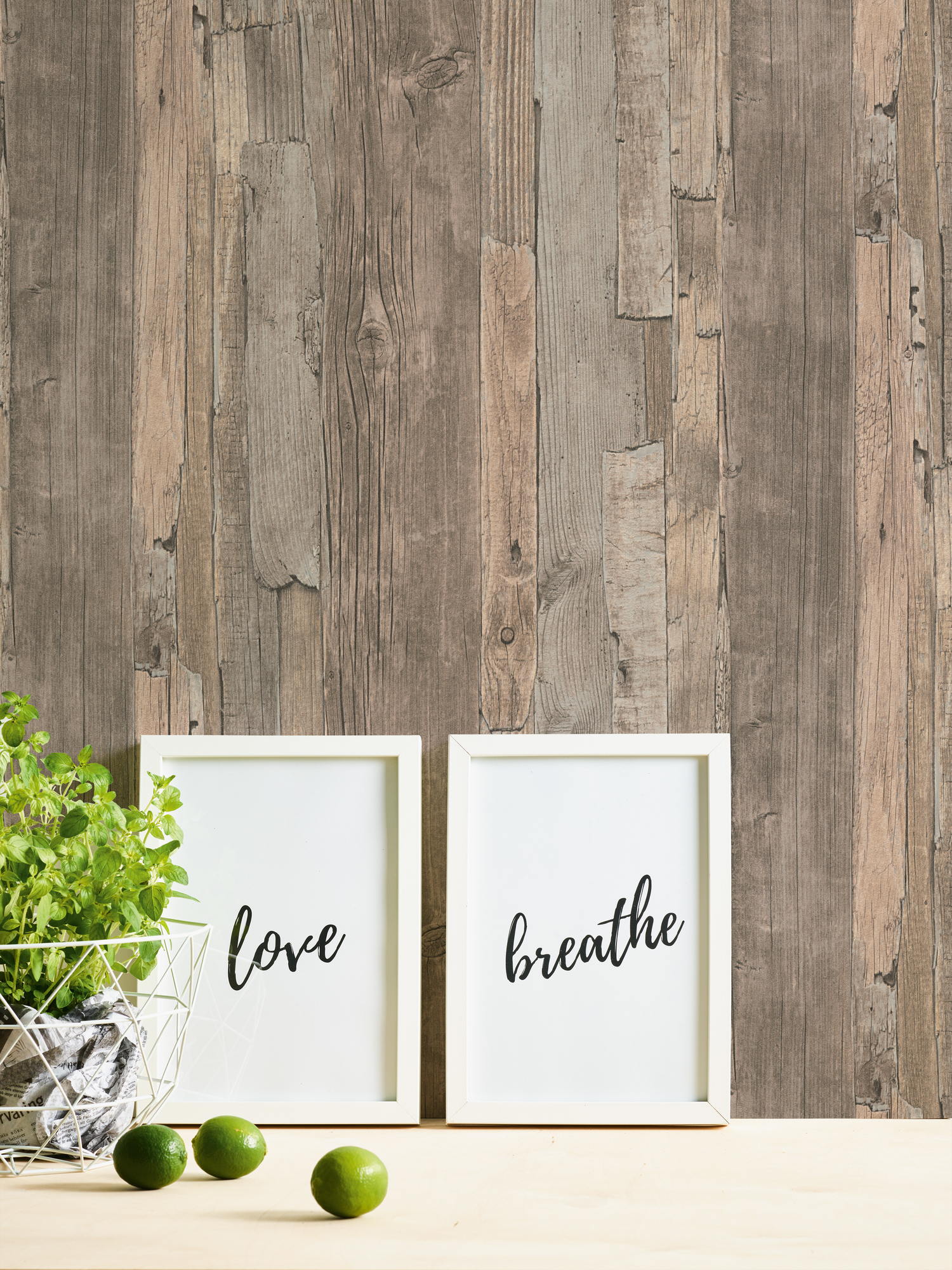 A.S. Création Vliestapete, holzoptik grau braun – vintage tapete im holzlatten design