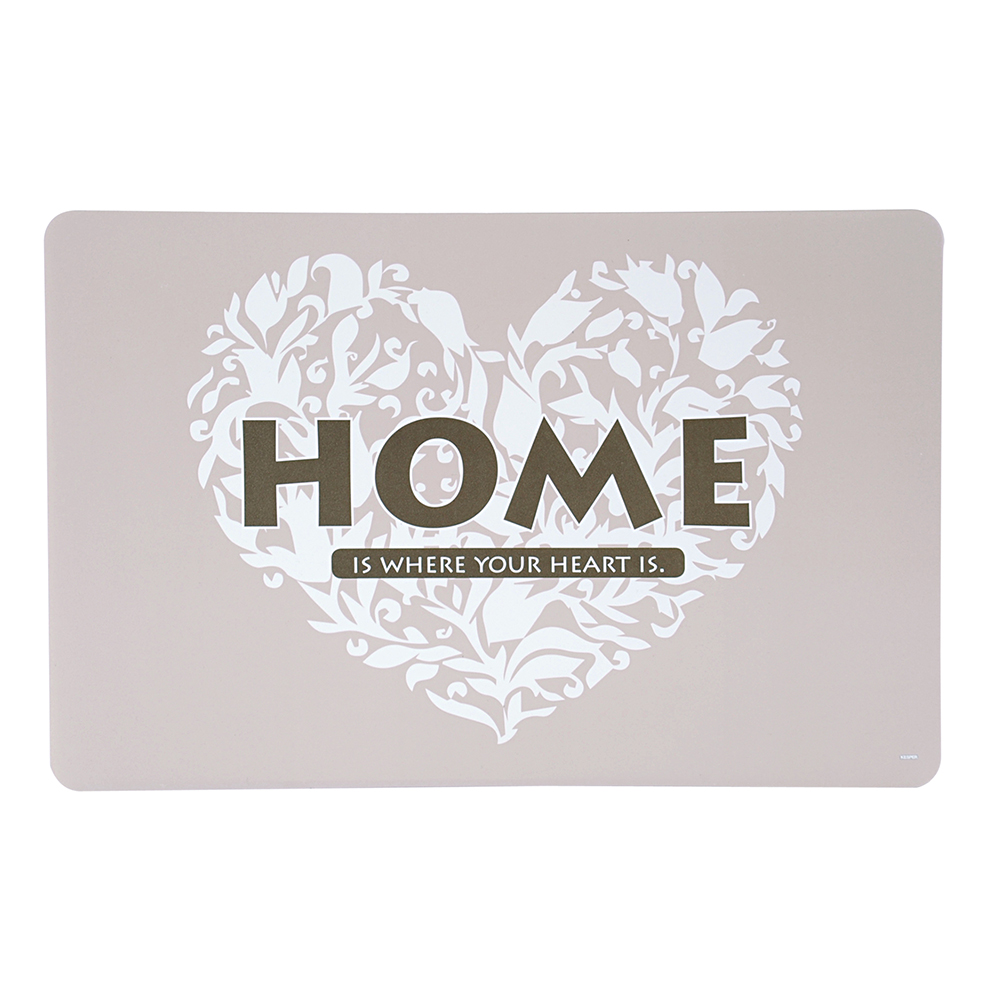 Kesper Platzset, Motiv: Home, 43,5 x 28 x 0,07 cm Kesper Platzset, Motiv: Home, 43,5 x 28 x 0,07 cm