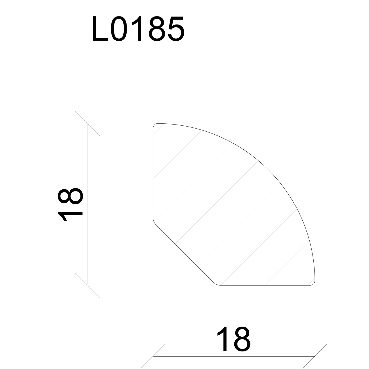544323-Querschnitt Neuhofer Sockelleiste, Fichte/Kiefer weiß lackiert
