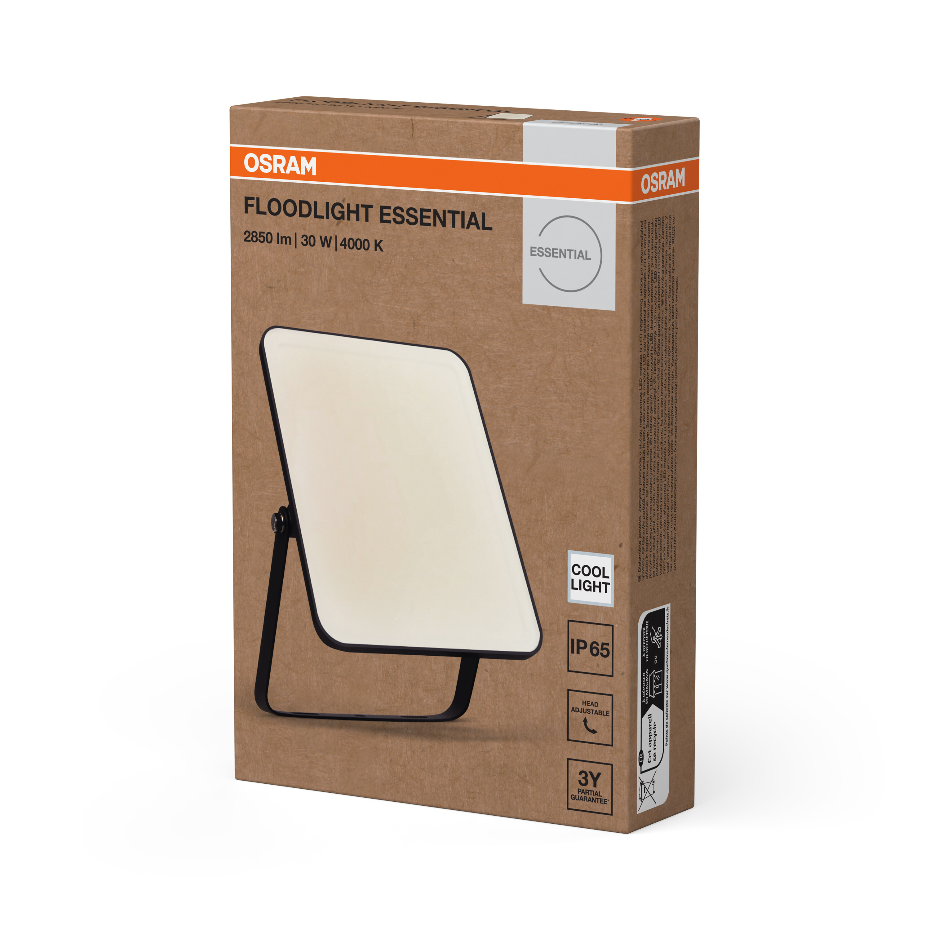 Osram Flutlicht Essential Strahler, 30W, schwarz