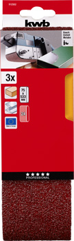 912502-300 Kwb Schleifband 75 x 533 mm Korn 24