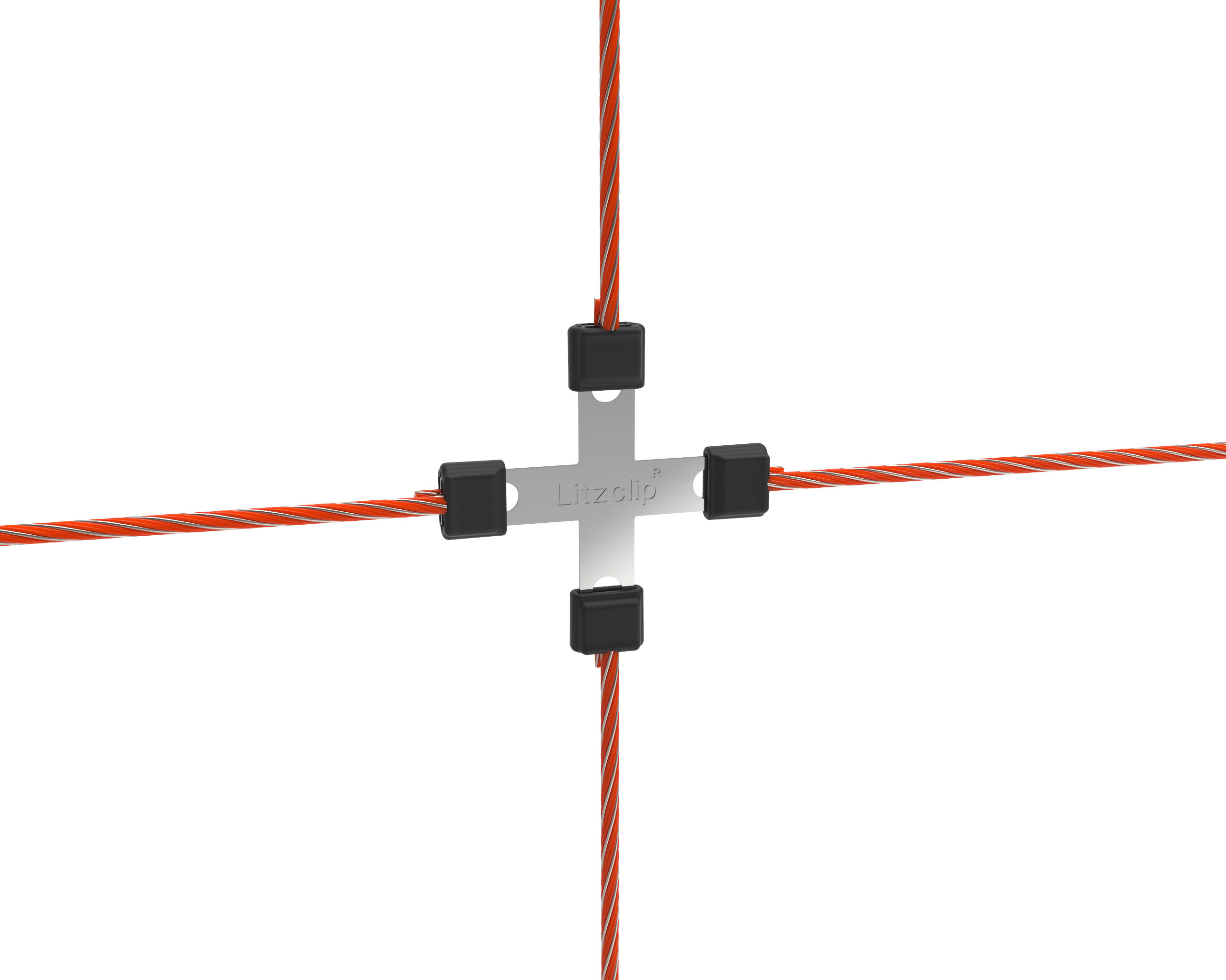 Kerbl AKO Reparaturset Litzclip 8-teilig, Edelstahl