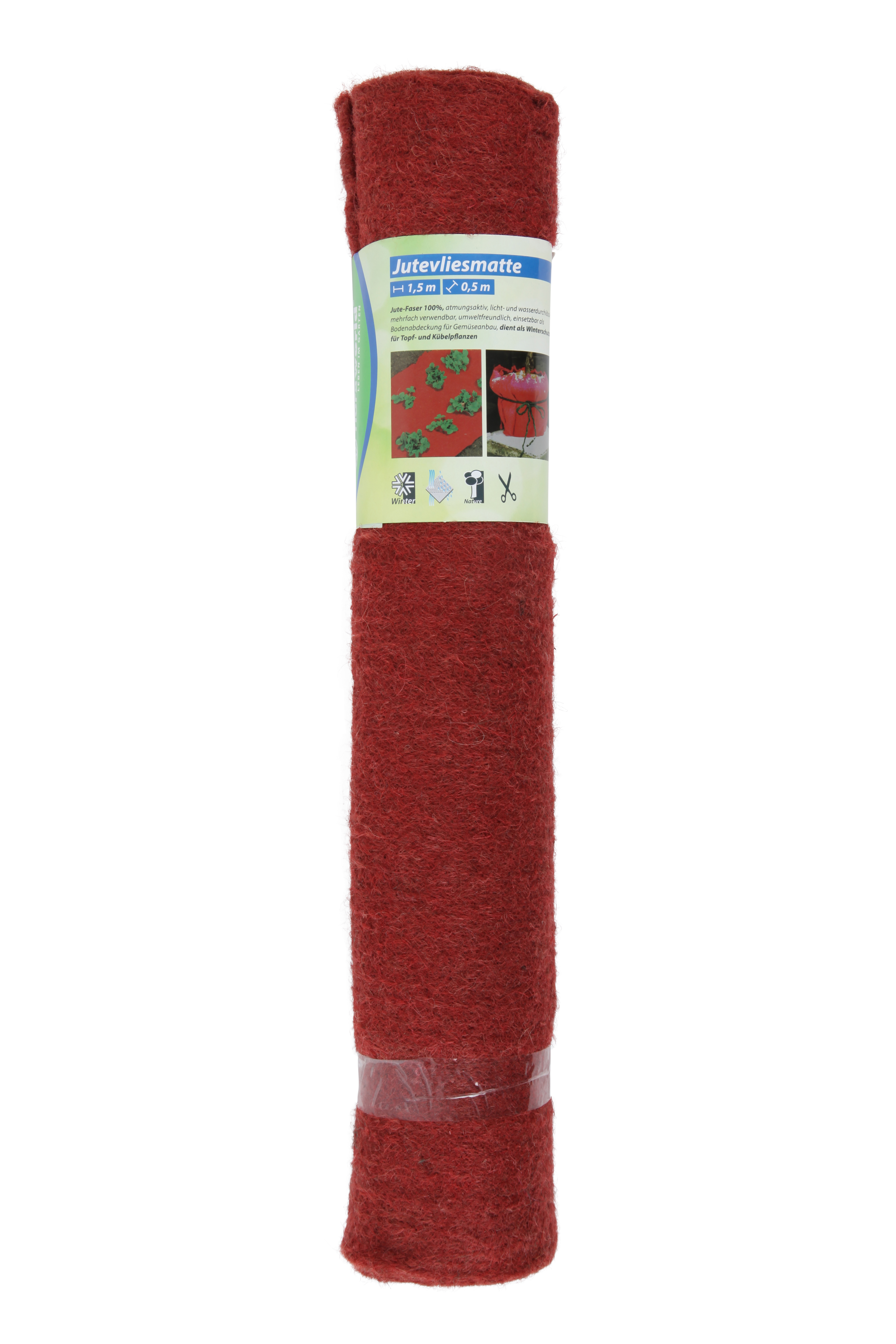 Floraworld Jutevliesmatte classic, 1,5 x 0,5 m, rot Floraworld Jutevliesmatte classic, 1,5 x 0,5 m, rot