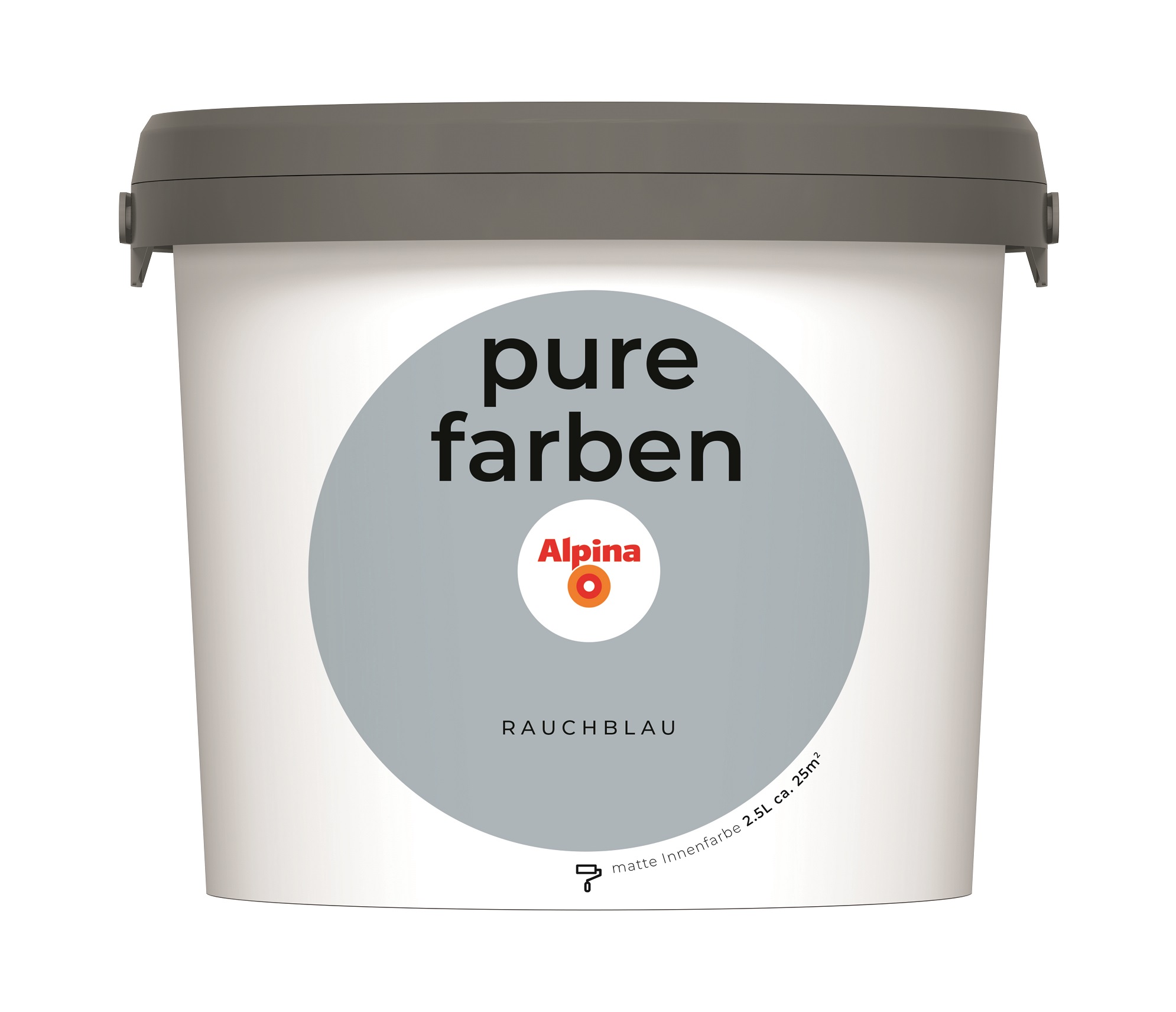 Alpina Pure Farben Rauchblau, 2,5 Liter