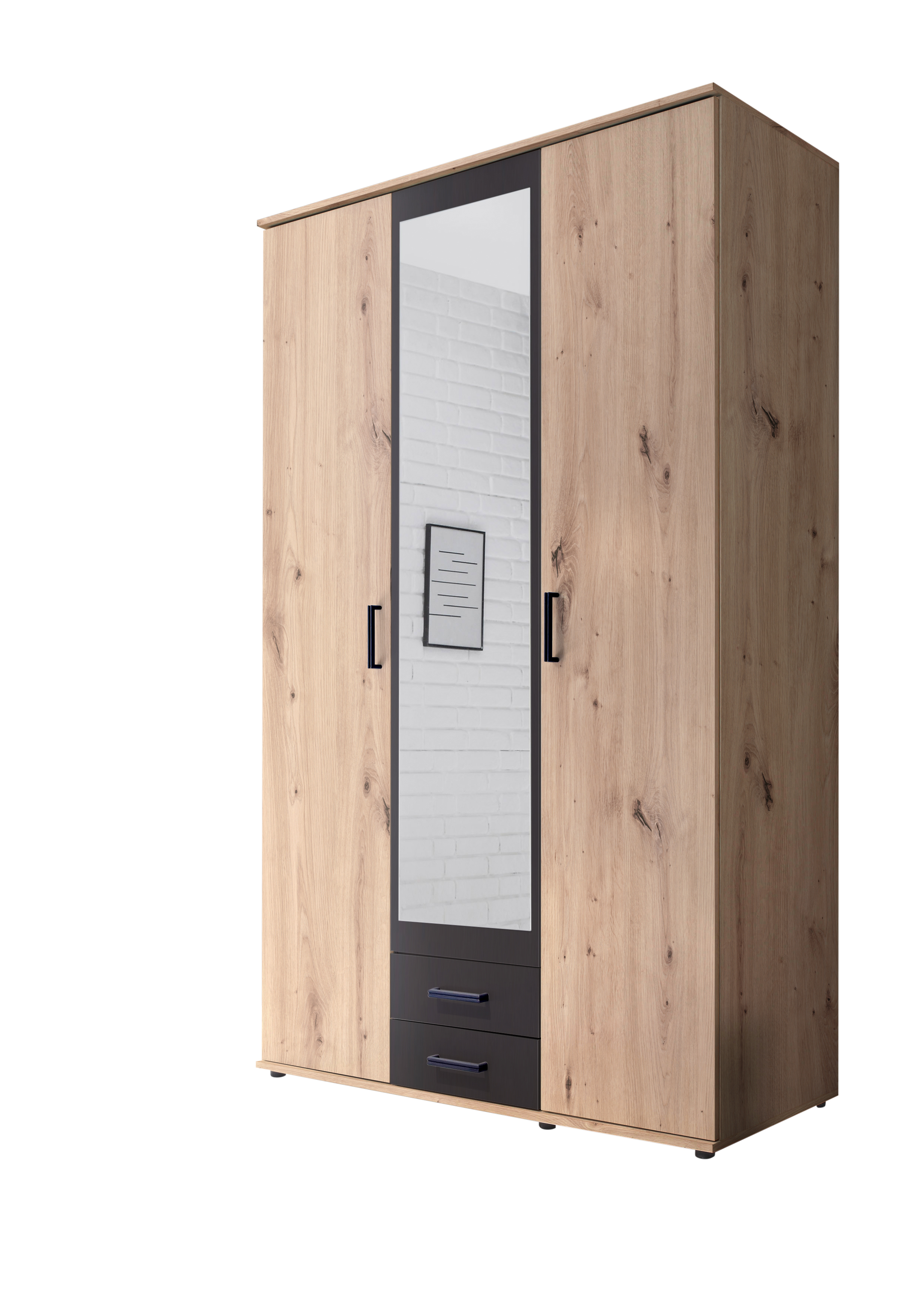 445590-Chicago-Artisan-Anthrazit-3-Freisteller_58-138-U2 CHICAGO KLEIDERSCHRANK ARTISAN