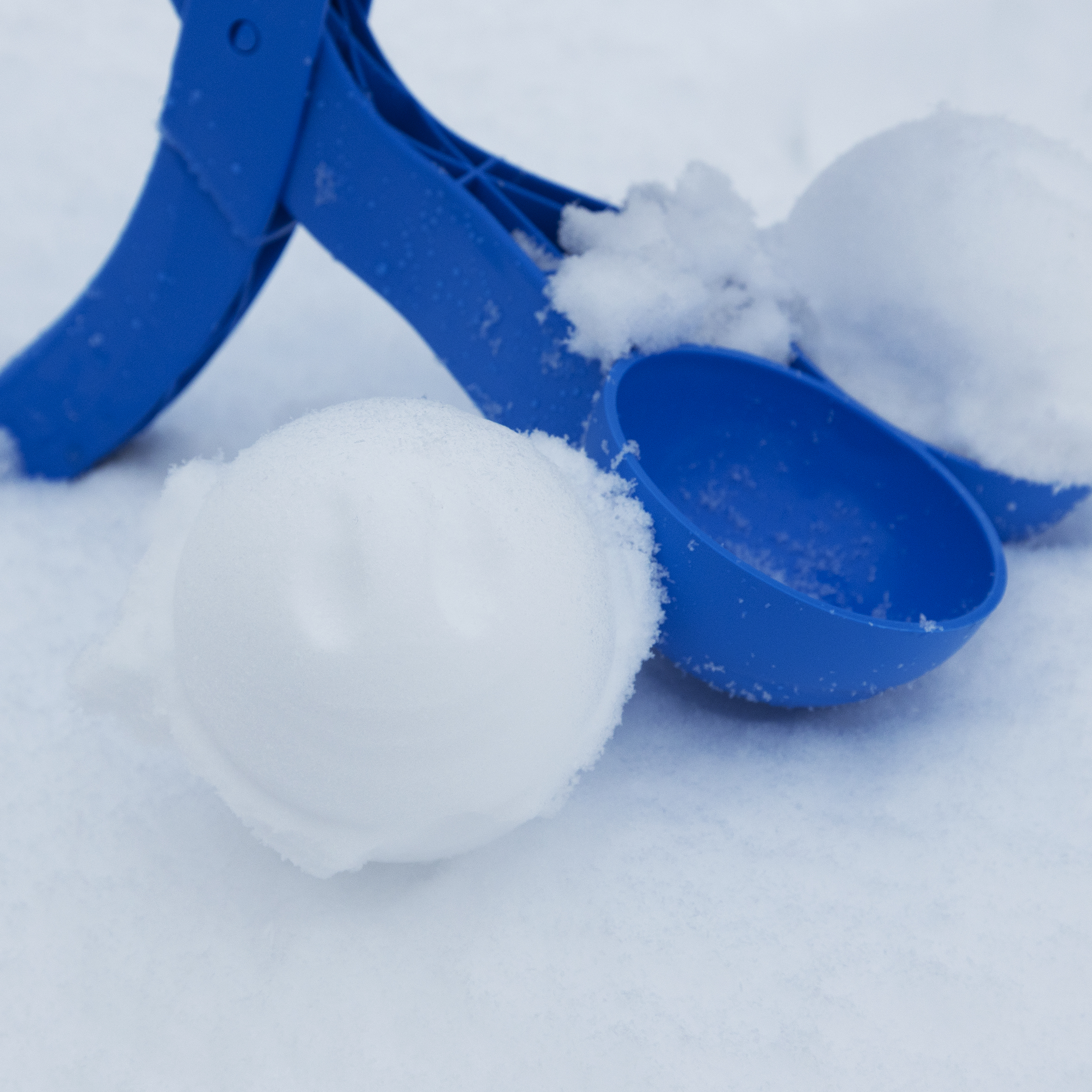 Schneeballformer, blau