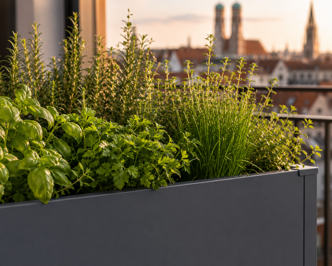 KGT Hochbeet UrbanGrow L-Space, anthrazit-grau