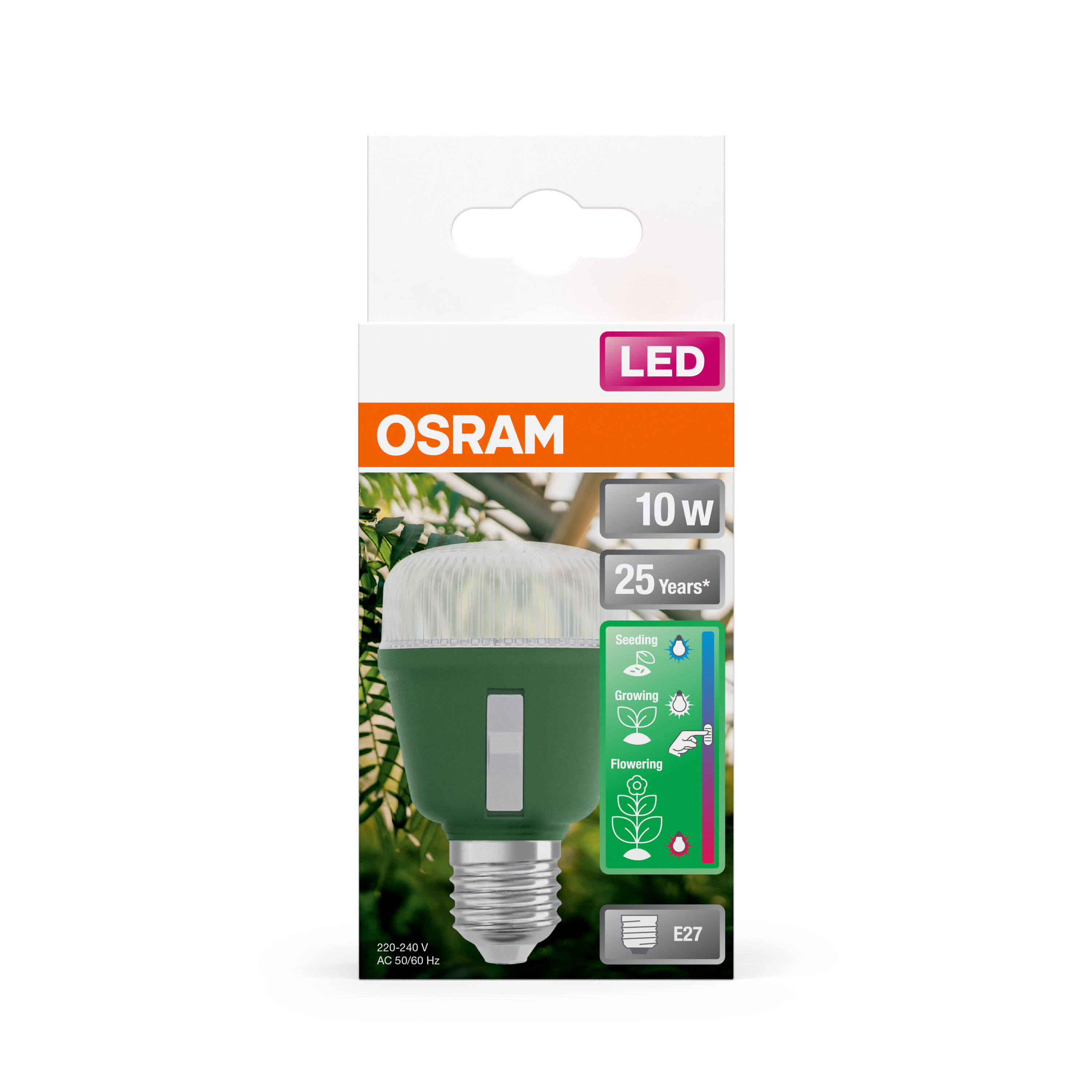 Osram LED Leuchtmittel Star Grow, klar, E27