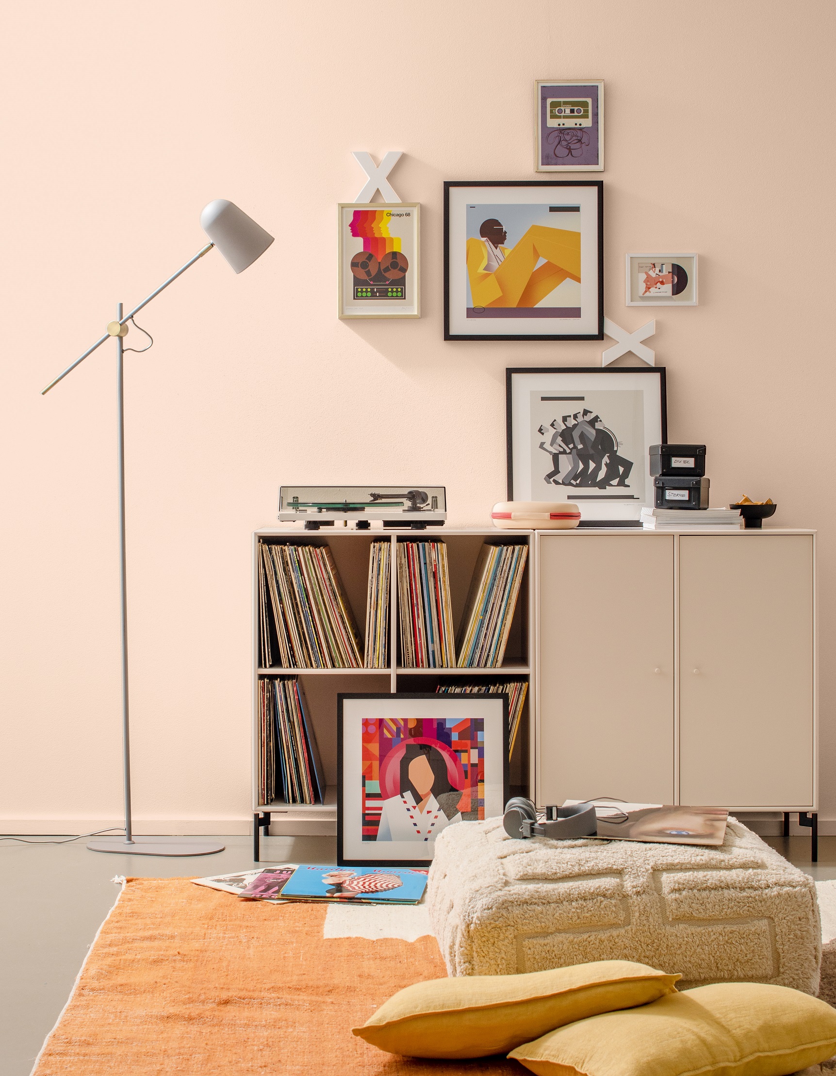 Alpina Pure Farben Pastellorange, 2,5 Liter