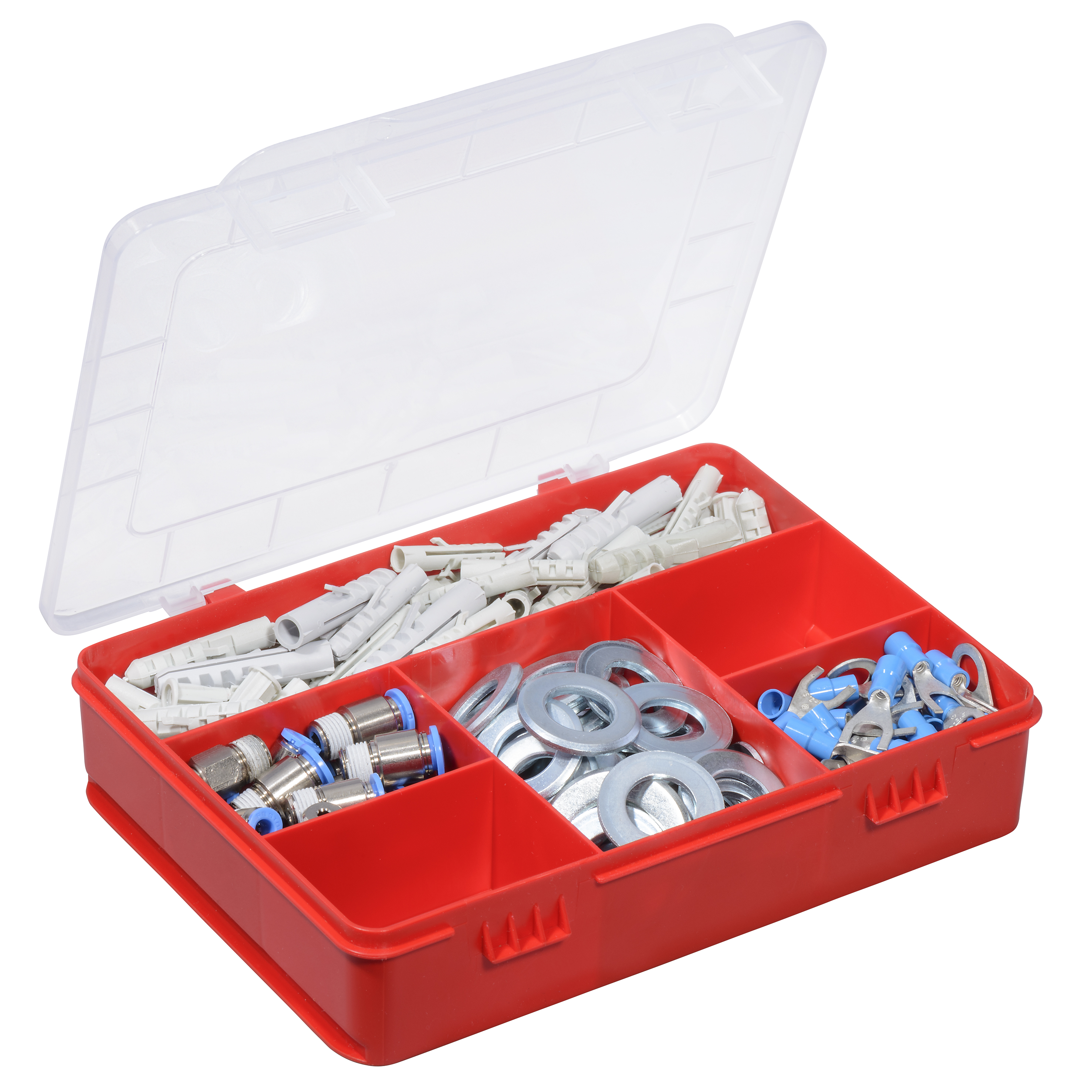 457175_50 Allit Sortimentskasten Basic 18/9, rot