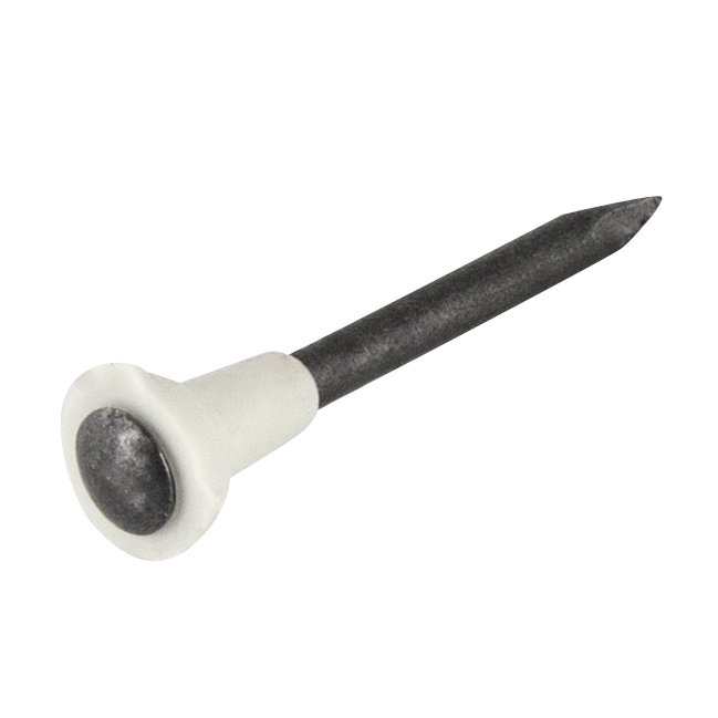 REV Stegleitungs-Stahlnagel, mit sicherheitskopf 23 mm, 100 Stück