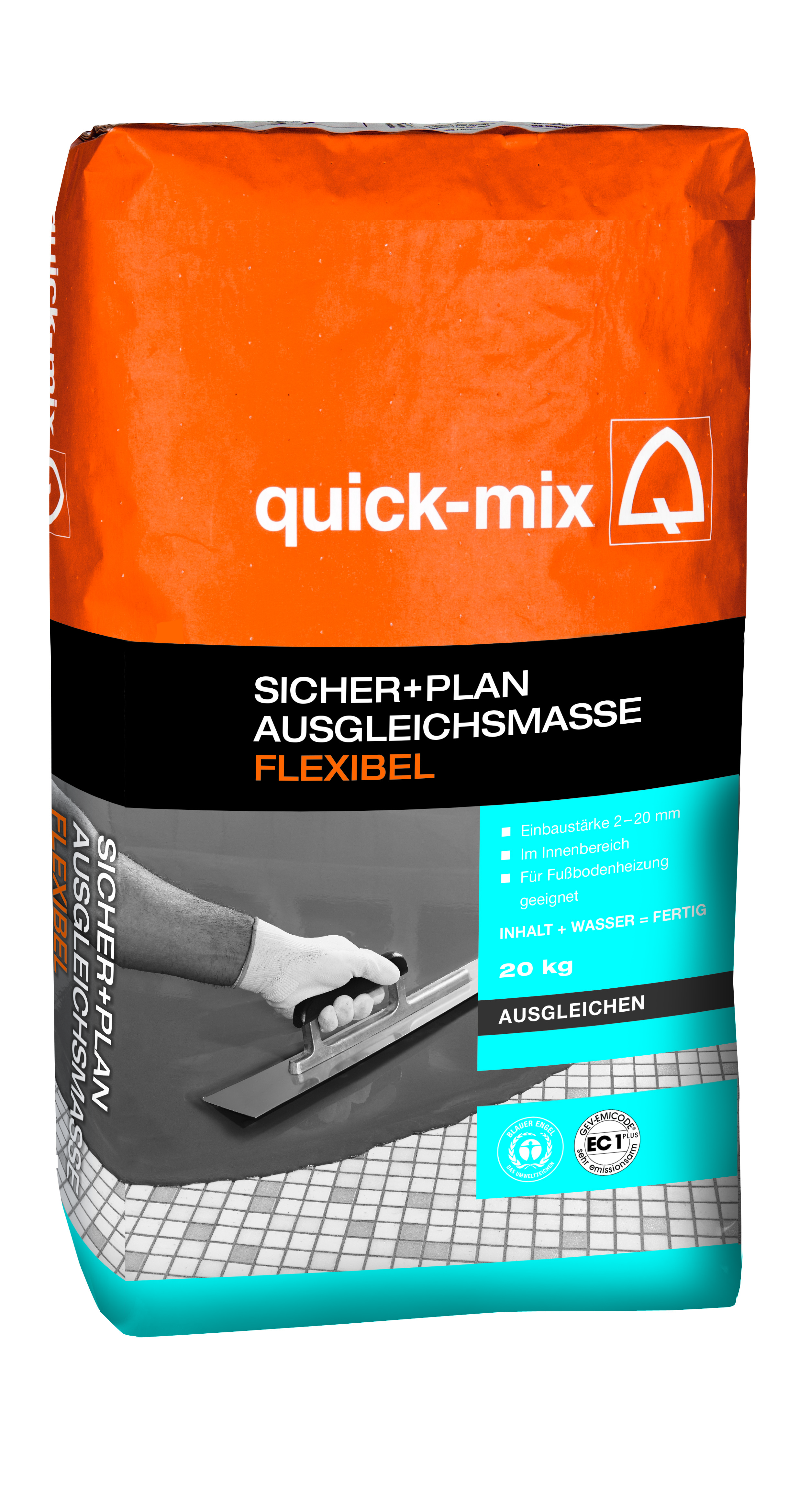 Quick-Mix Sicher + Plan Ausgleichsmasse flexibel