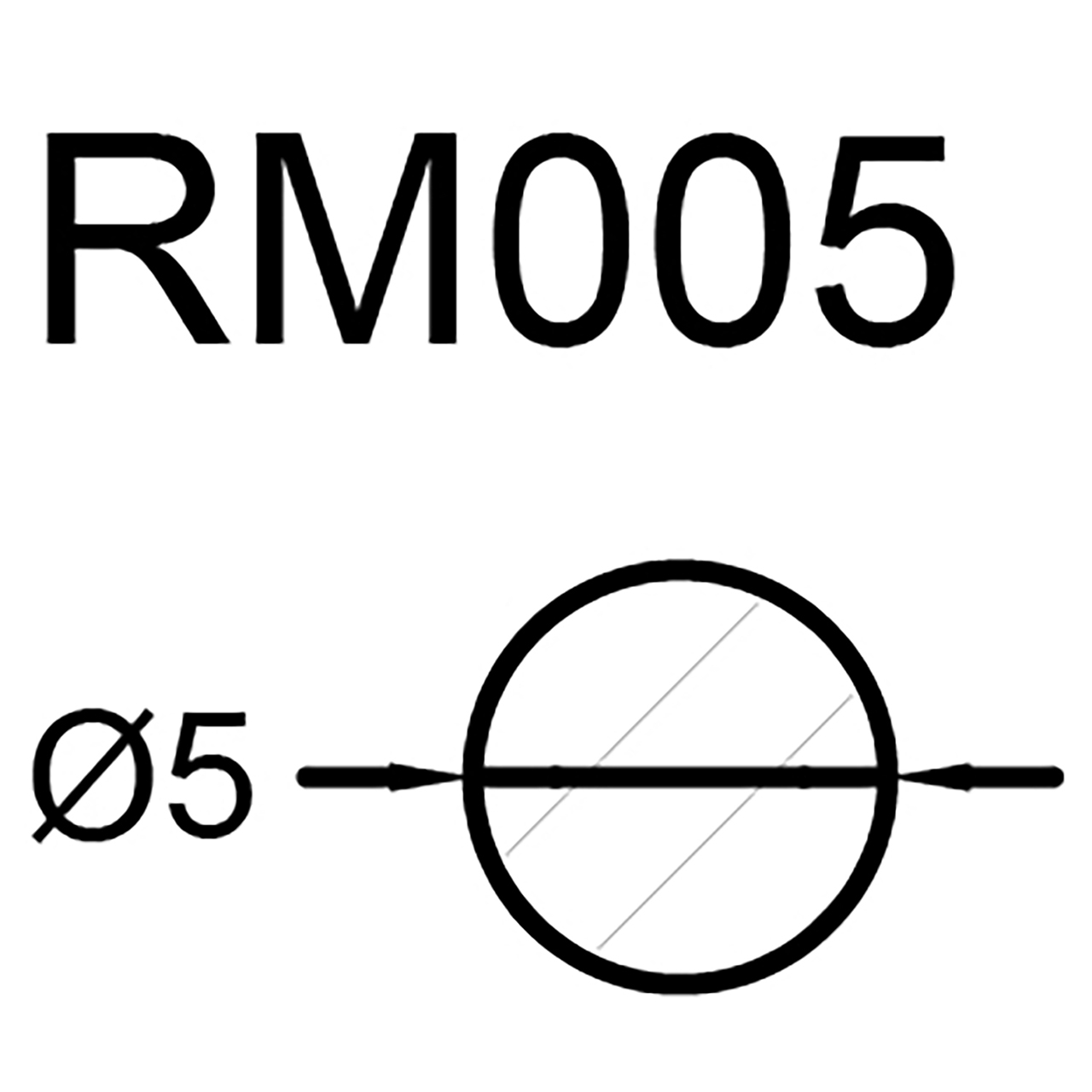 Neuhofer Rundstab, 5 mm