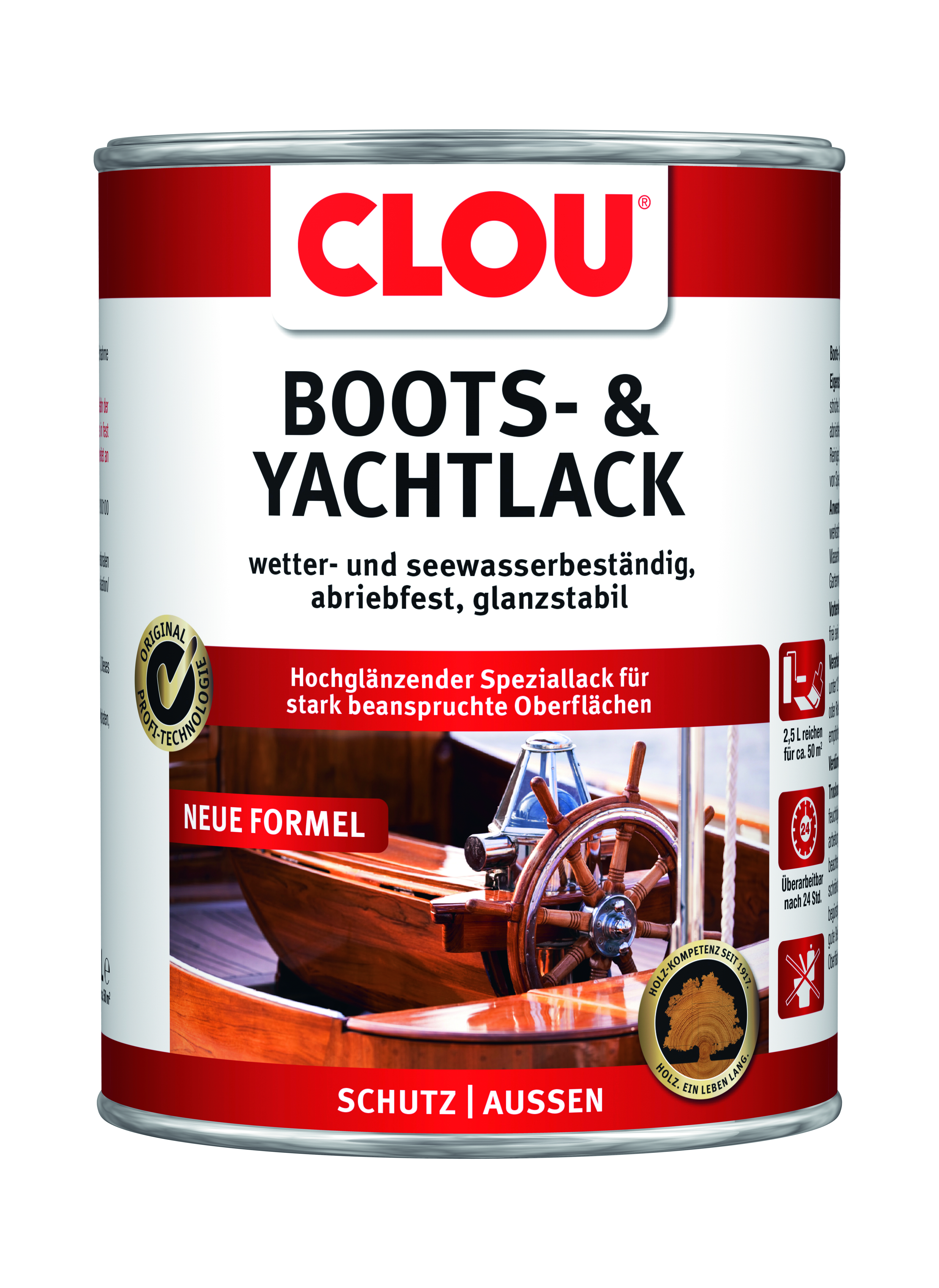 Clou Boots- & Yachtlack, 2,5 l