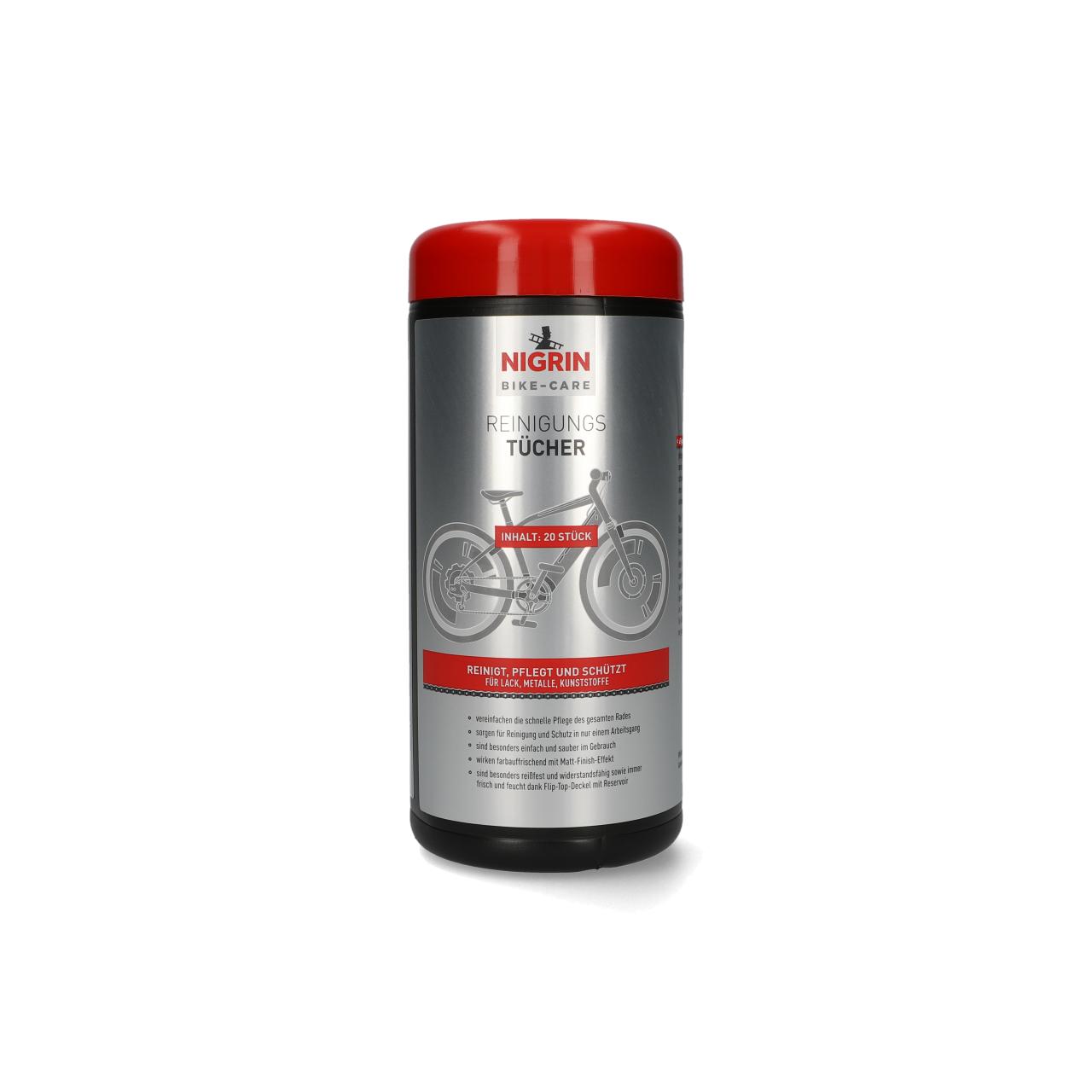 NIGRIN FAHRRAD REINIGUNGSTÜCHER 20ST.
