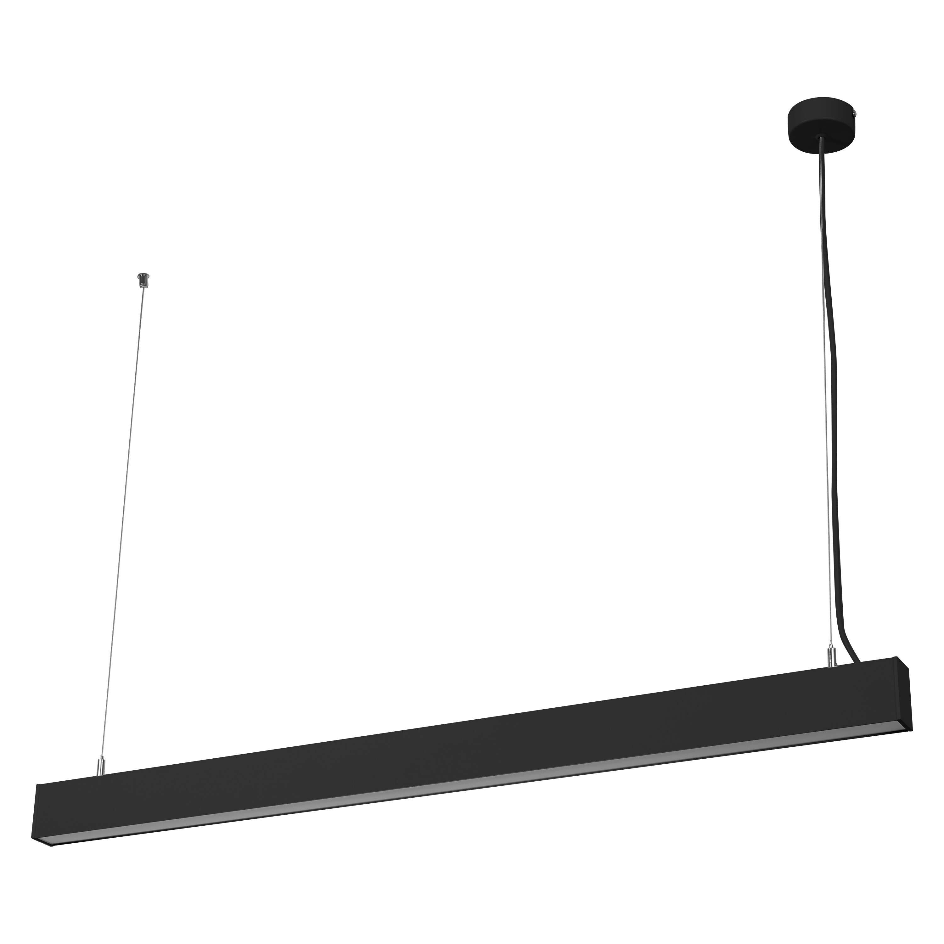 Osram LED Pendelleuchte Office Line, dimmbar, Schwarz