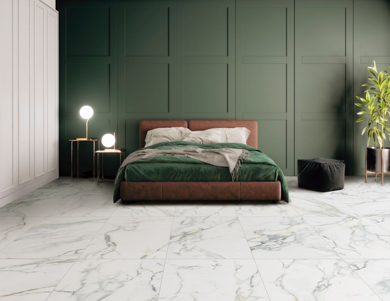 I.Tiles Rektifizierte FSZ-Bodenfliese, Marmoroptik, 60 x 120 cm