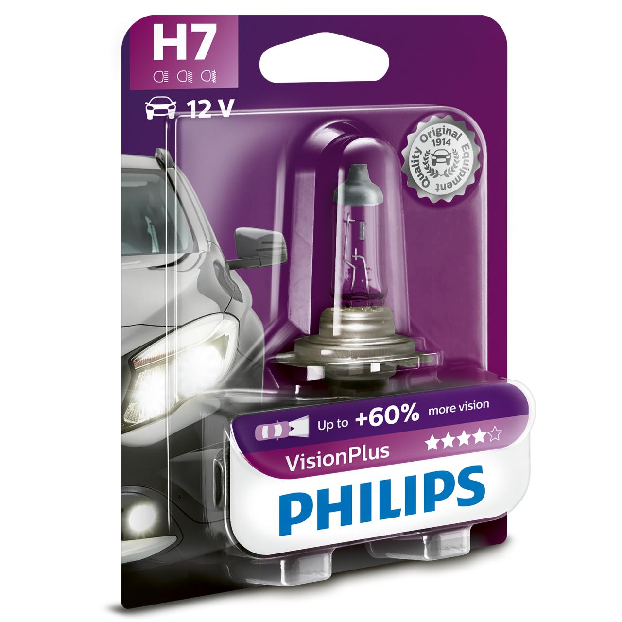 PHILIPS H7 AUTOLAMPE VISION PLUS  