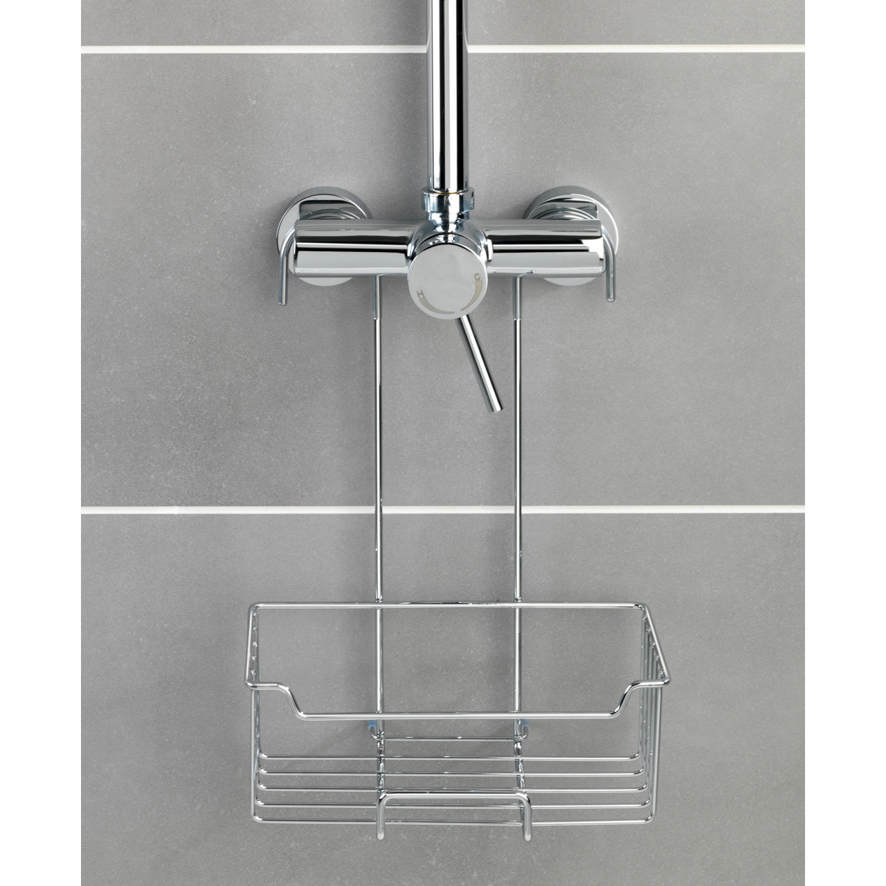 702589-Edelstahl-Thermostat-Dusch-Caddy-Milo_AMBI_03 WENKO MILO THERMOSTAT-DUSCH-CADDY