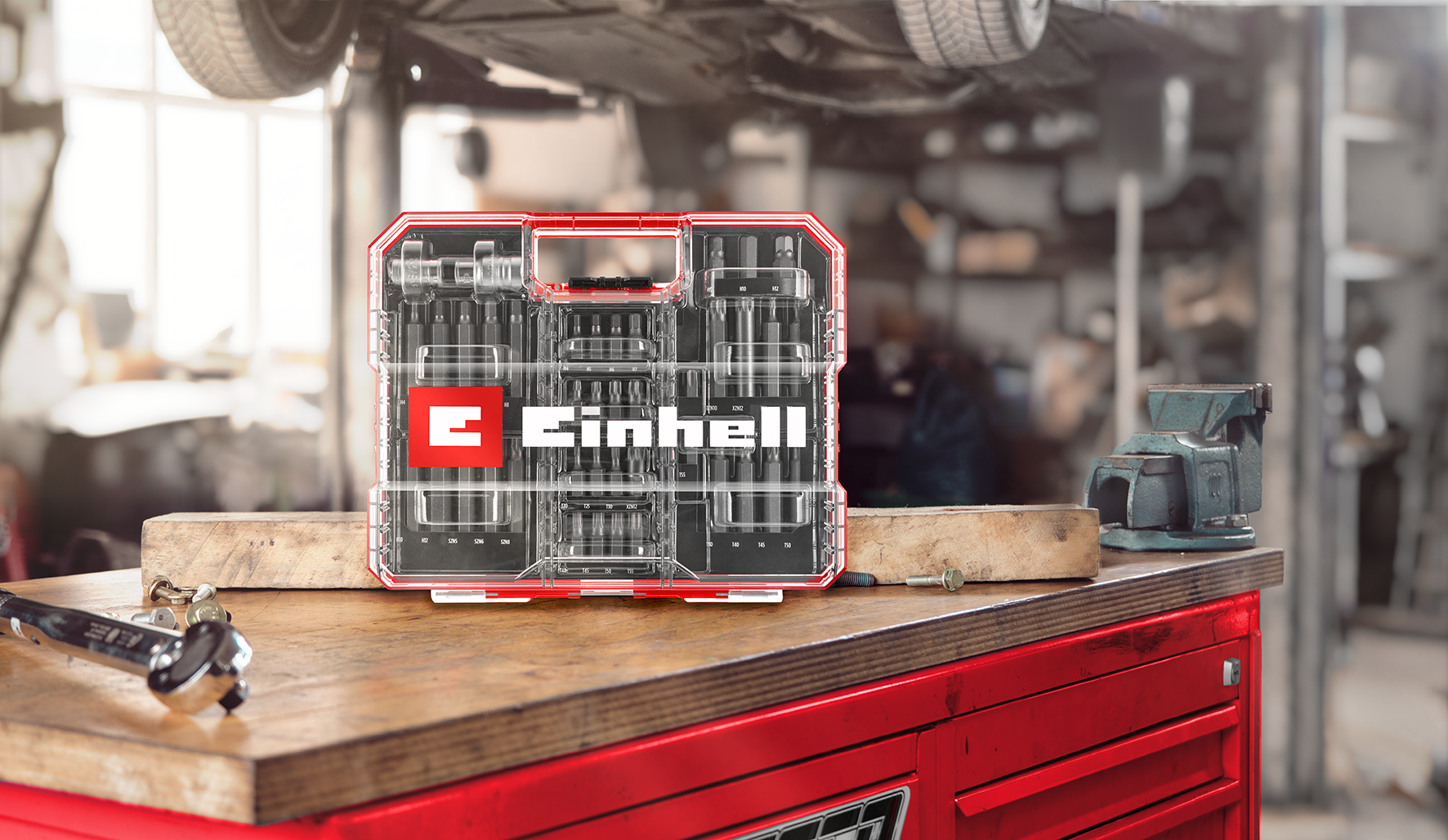 Einhell KFZ-Bit-Set, XL-CASE, 40-tlg.