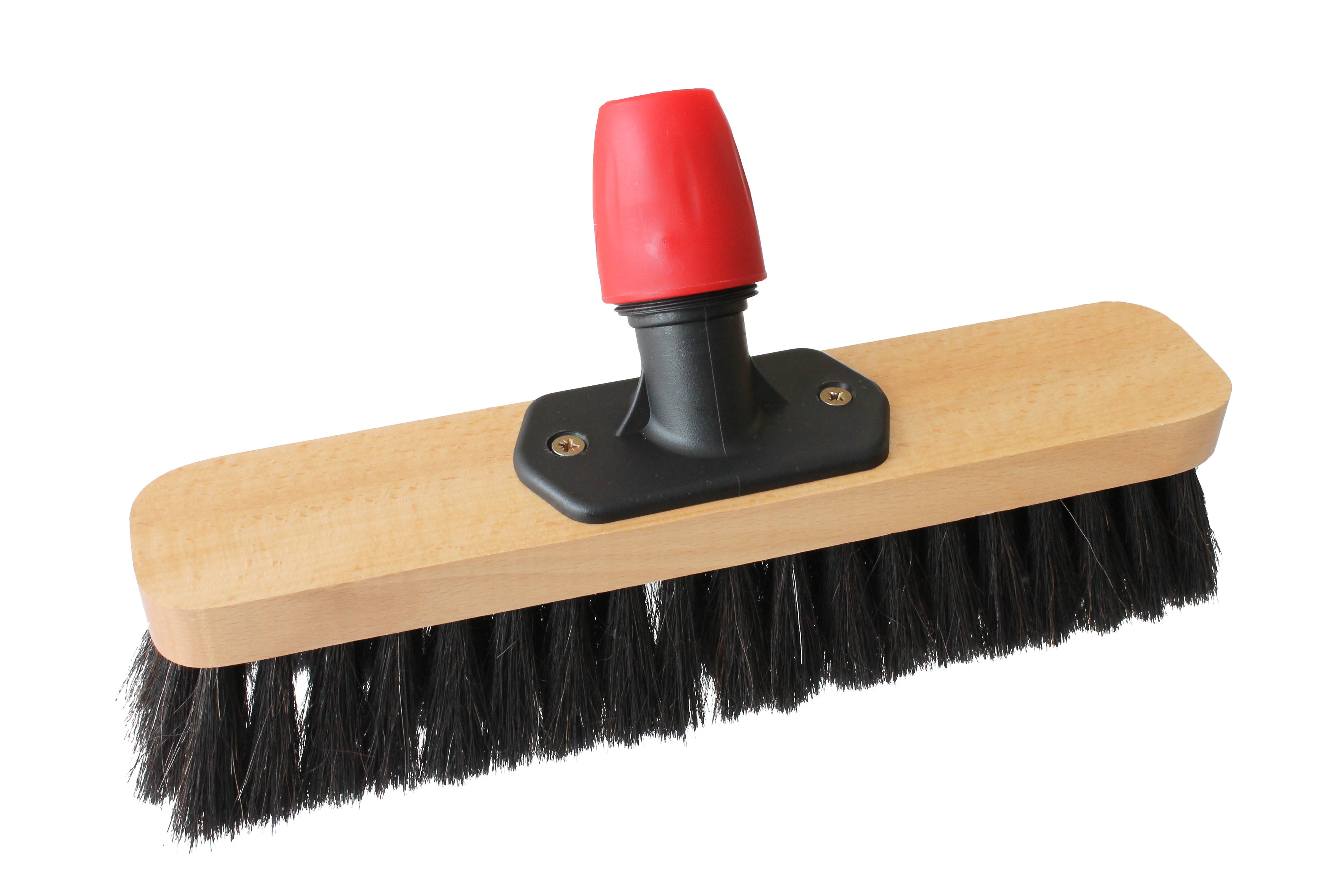 BÜRSTENMANN HAUSBESEN 30CM LACKIERT ROSSHAAR  