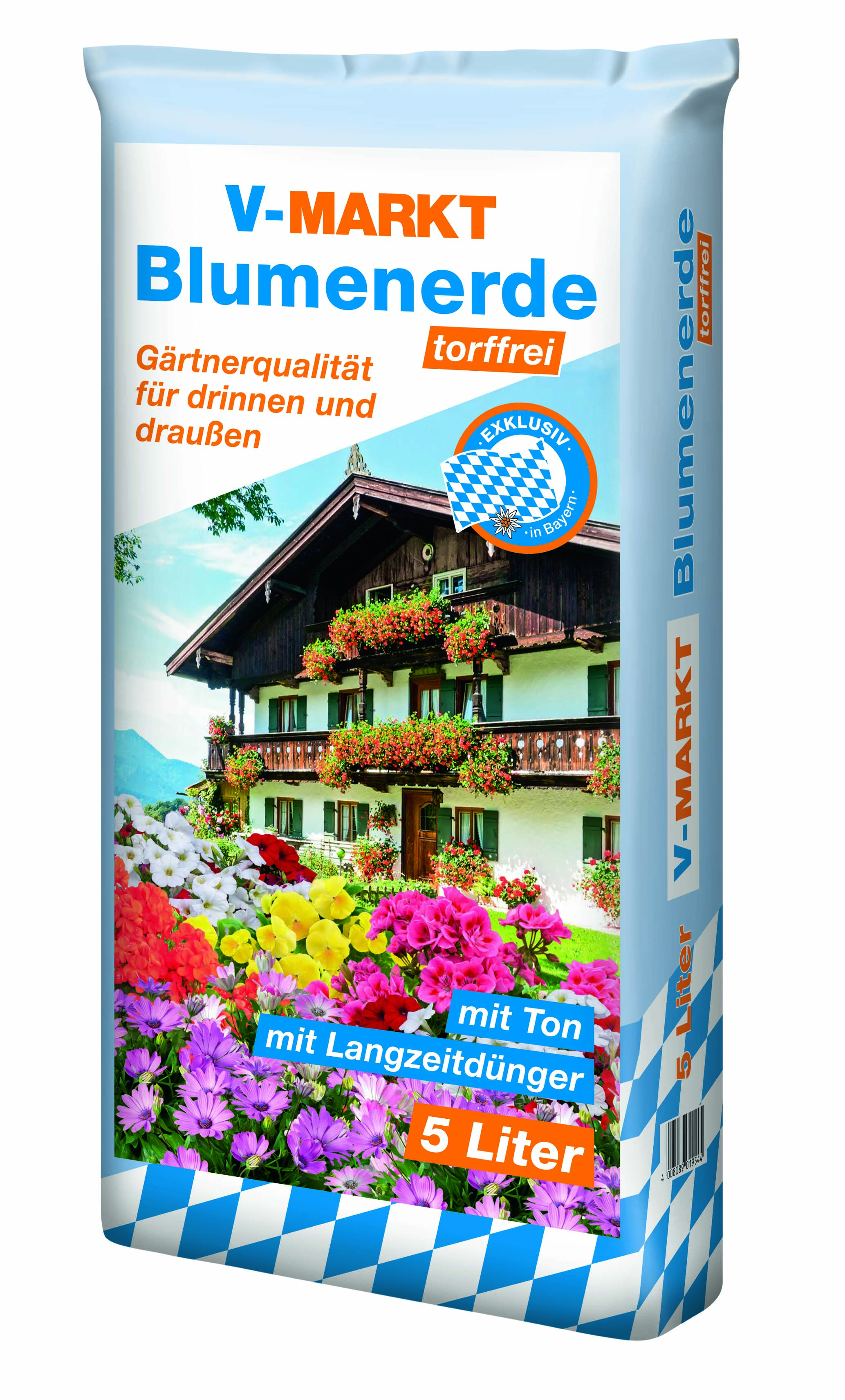 V-Markt Blumenerde Torffrei, 5L, IPP HP