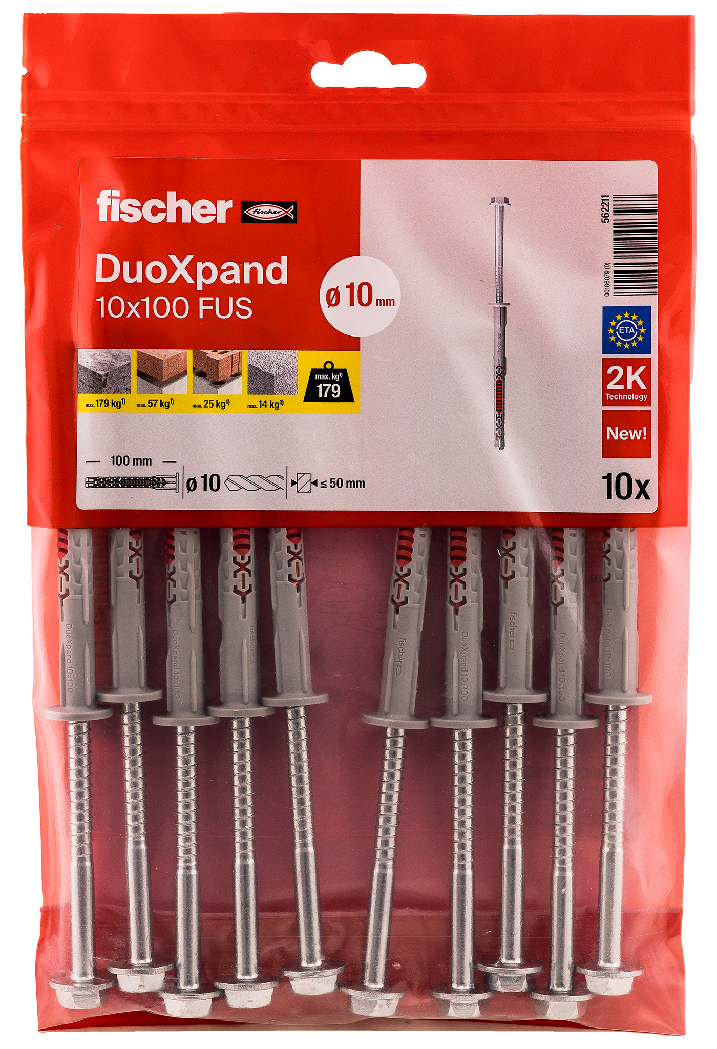 fischer DuoXpand 10x100 FUS B (10) fischer DuoXpand 10x100 FUS B (10)