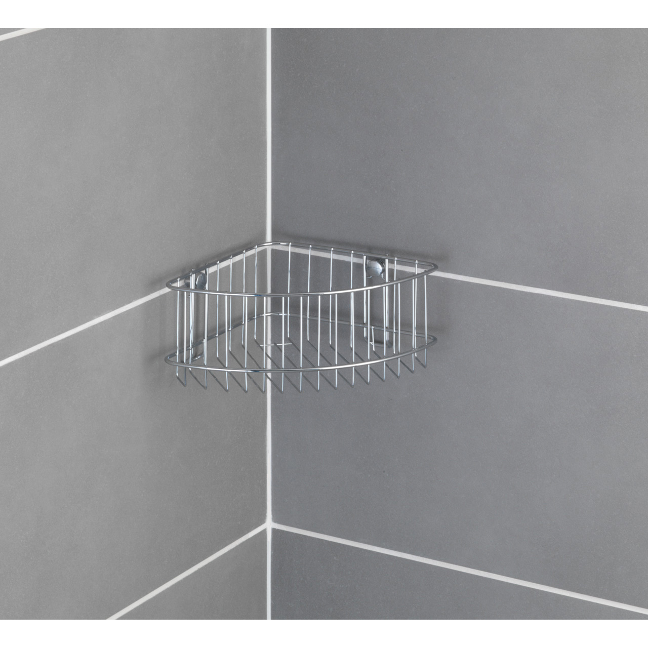 741887-Eckablage-gro-Classic-chrom_AMBI_02 WENKO CLASSIC ECKABLAGE GROß