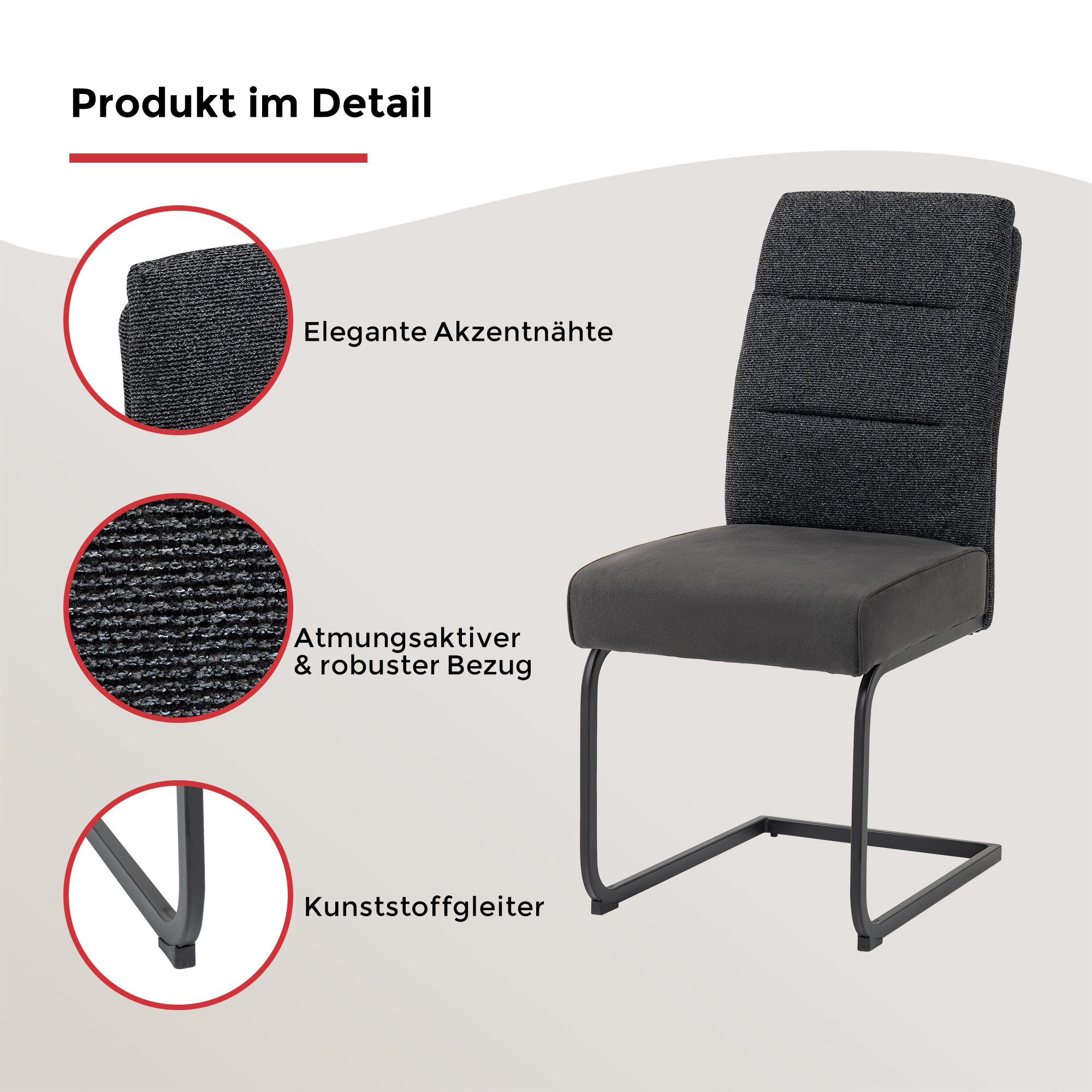 Duo Collection Esszimmerstuhl Freischwinger Marga