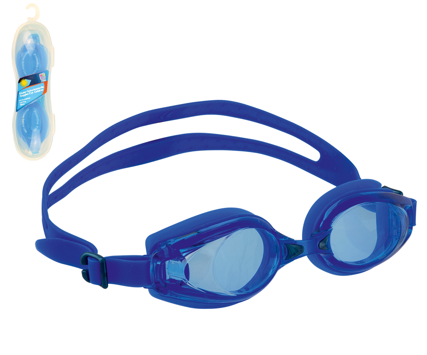 Happy People Jugend-Schwimmbrille, UV-Schutz