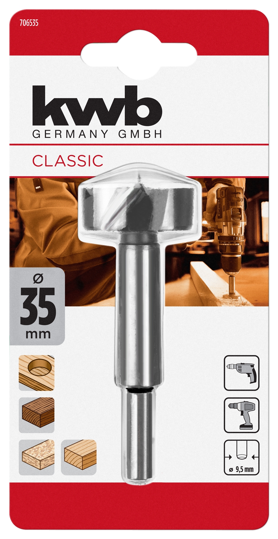 Kwb Forstnerbohrer 35 mm SB Kwb Forstnerbohrer 35 mm SB