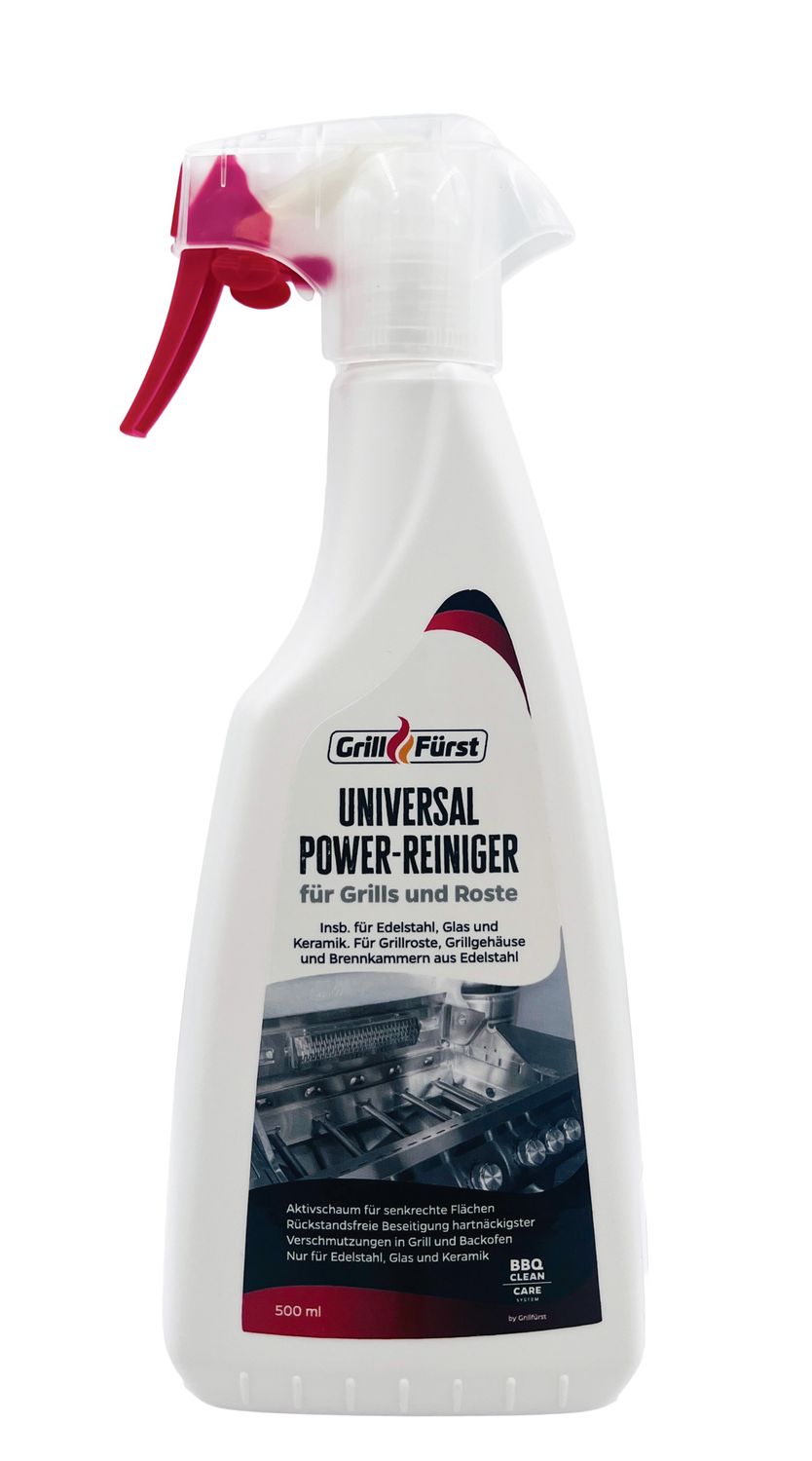 Grillfürst Universal Power-Reiniger für Grillgeräte, 500 ml - Aktiv-Schaumreiniger