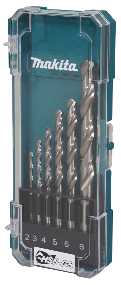 Makita HSS-GS Bohrer-Set, 6-tlg. Makita HSS-GS Bohrer-Set, 6-tlg.