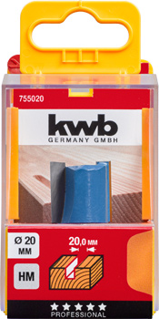755020-300 Kwb Hartmetall-Nutfräser, 20 mm