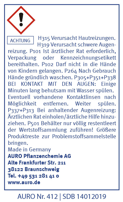 Auro Pur-San, Schimmelbekämpfung Nr. 414