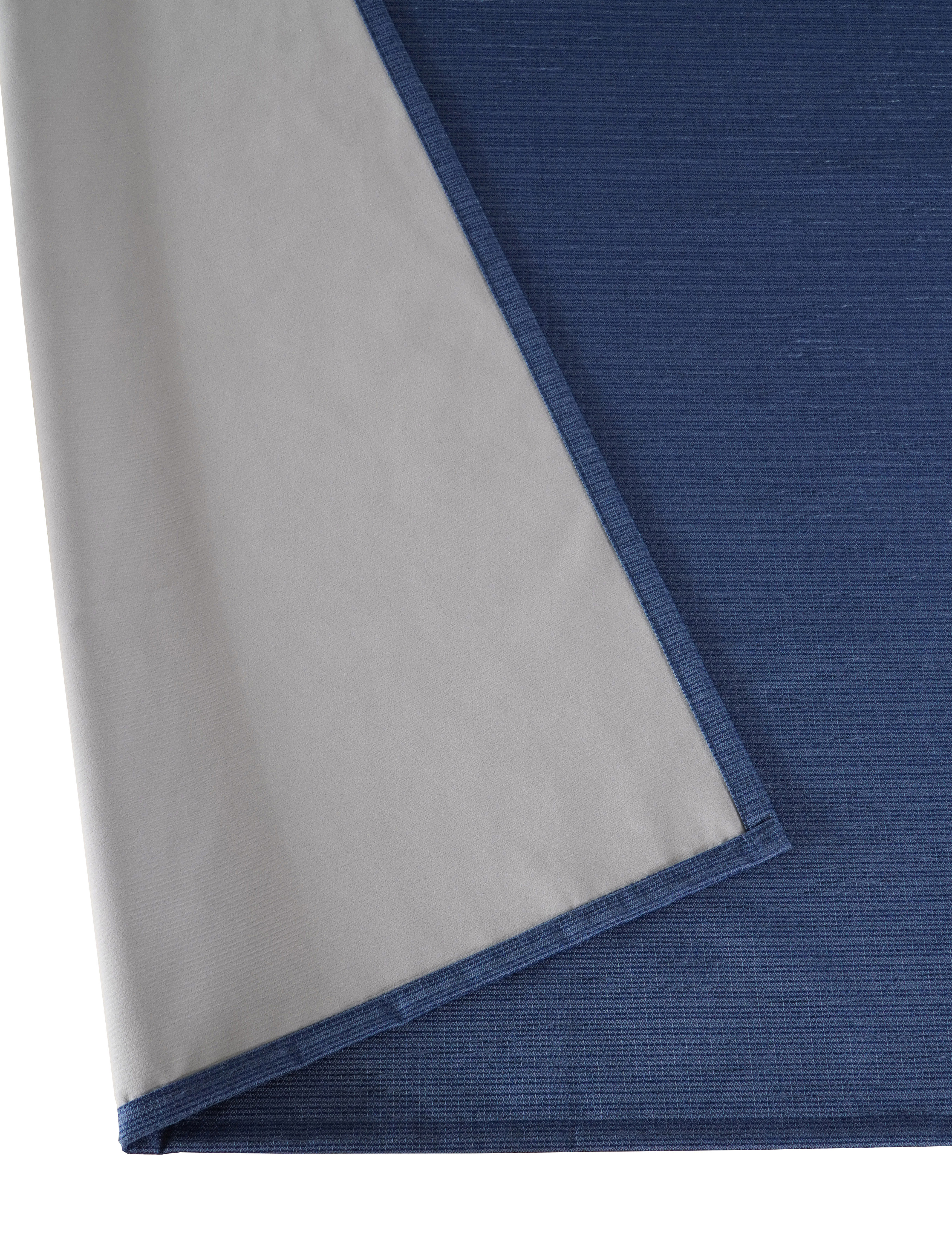 Sehlbach Schal mit Gardinenband blau, 140 x 245 cm Sehlbach Schal mit Gardinenband blau, 140 x 245 cm