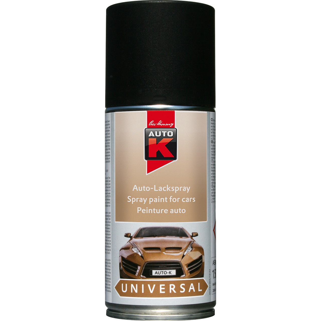Auto-K Universal Auto-Lackspray schwarz matt 150ml