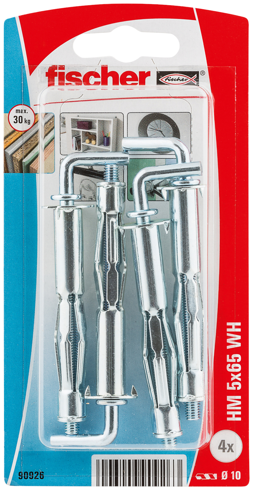 fischer Hohlraum-Metalldübel HM 5 x 65 H K (4) fischer Hohlraum-Metalldübel HM 5 x 65 H K (4)