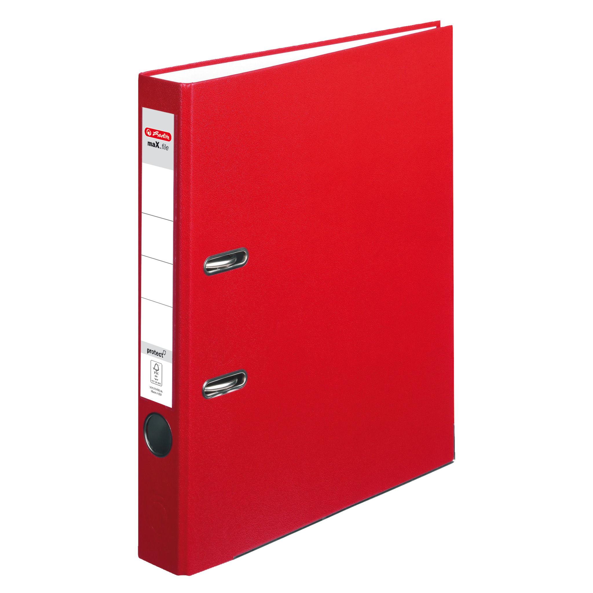 Herlitz ORD protect A4 5cm rt maX.file A4, 5 cm, Rot