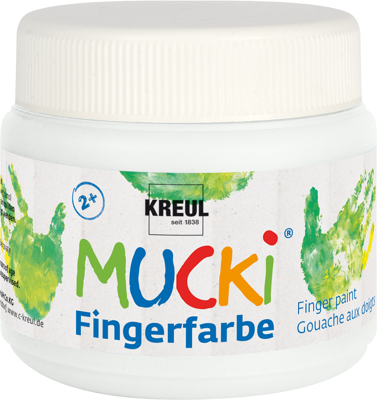 23101_MUCKI_Fingerfarbe_Weiss_150ml_RGB Fingerfarbe