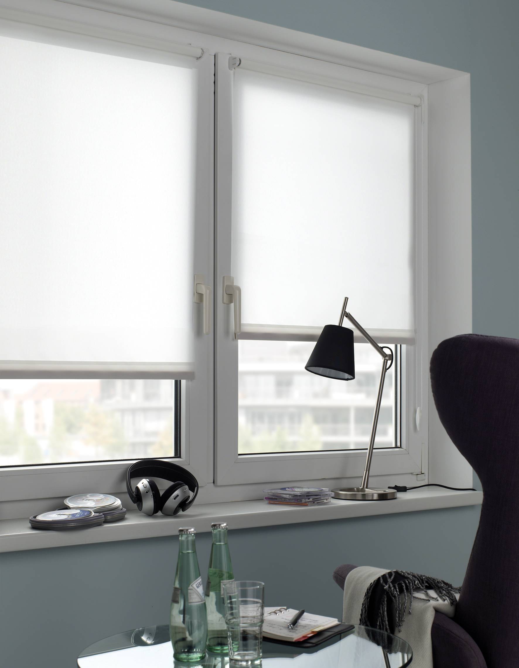 527424_04 GARDINIA MINI ROLLO TAGESLICHT  WEISS 75X150