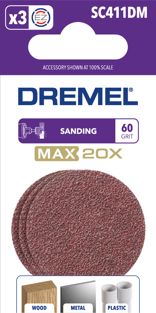 Dremel SC411 MAX Schleifscheiben, 3 St. Dremel SC411 MAX Schleifscheiben, 3 St.