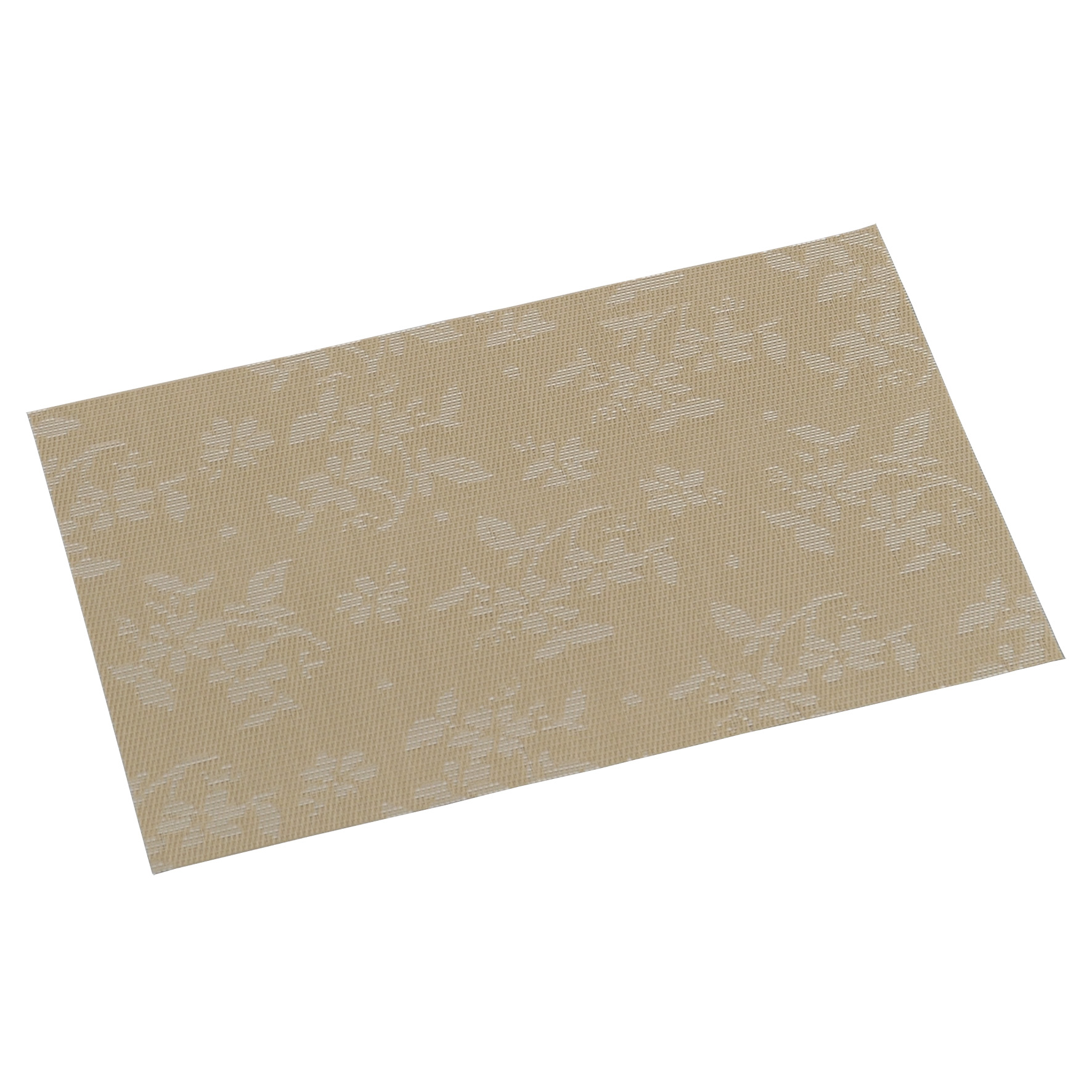 Kesper Platzset, Kunststoff, PVC, flora-beige - feinmaschig, 43 x 29 x 0,1 cm Kesper Platzset, Kunststoff, PVC, flora-beige - feinmaschig, 43 x 29 x 0,1 cm