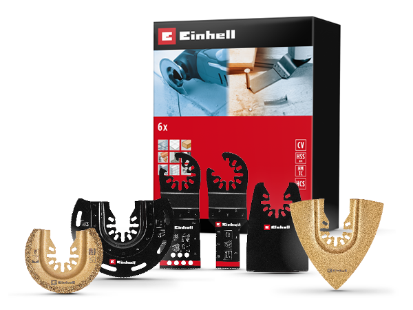 Einhell Multitool-Set mit Universalaufnahme, 6-tlg. Einhell Multitool-Set mit Universalaufnahme, 6-tlg.